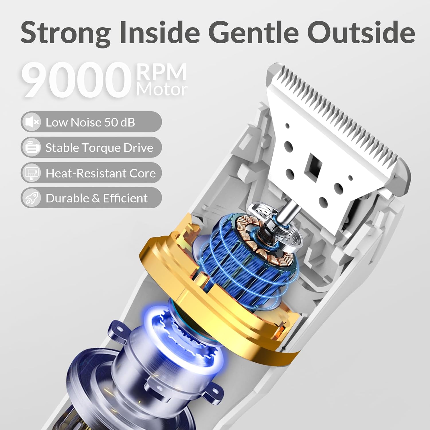 KINGTEE 5-in-1 Electric Bikini Trimmer for Women – IPX7 Waterproof Shaver, Cordless Body & Facial Razors for Women, Ceramic Blades, USB-C Rechargeable, Painless Hair Removal Kit (White) - Image 2