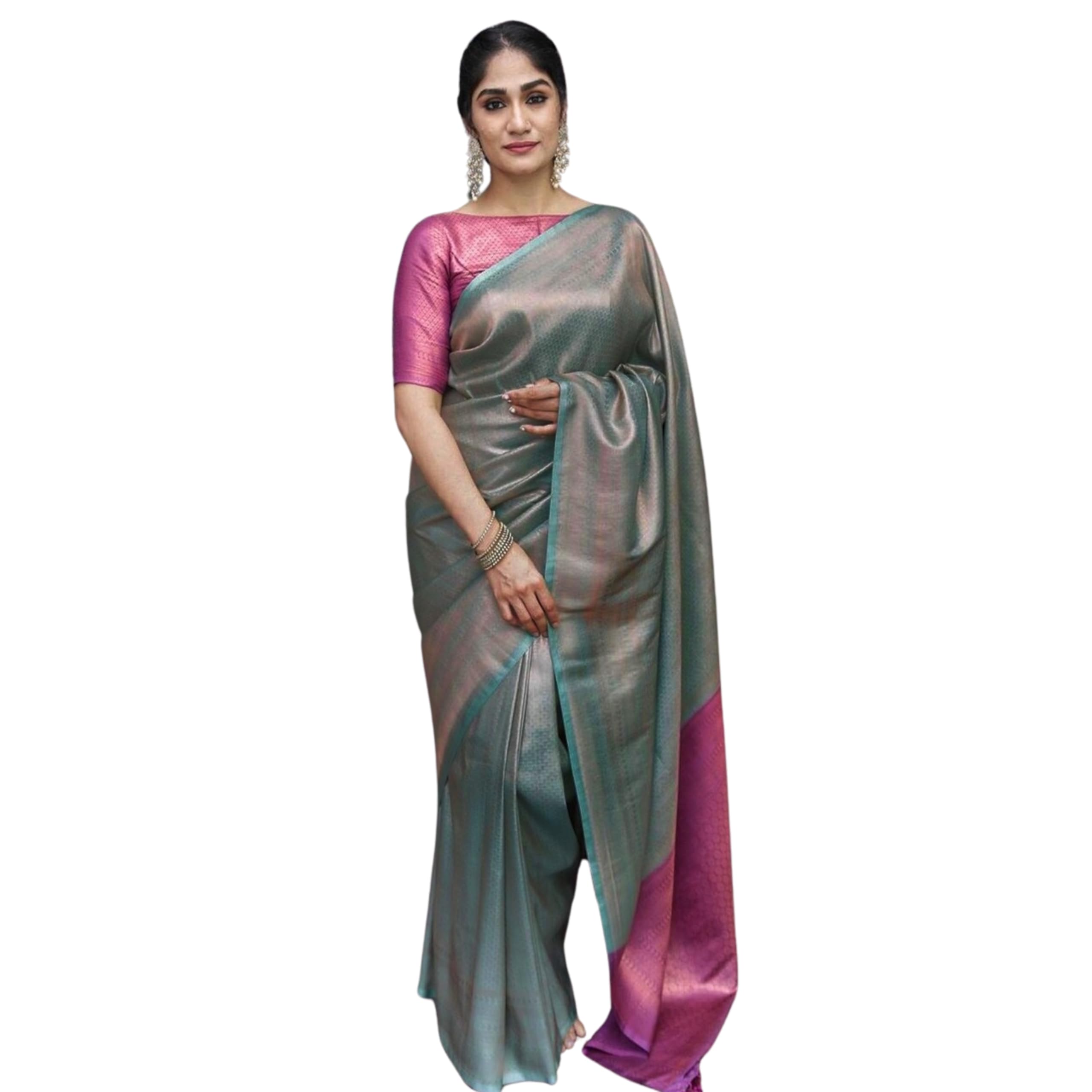 KNETLISaree for Women With Unstitched Blouse