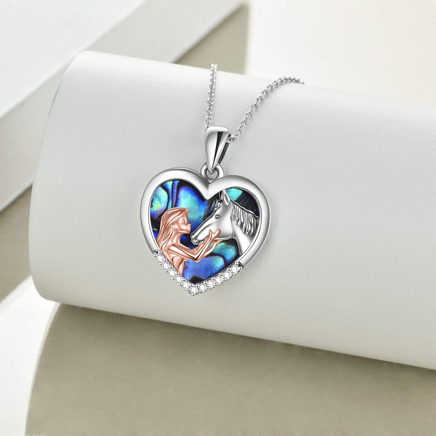 YFN Horse Pendant Necklace Sterling Silver Women with Horse Gift for Women - Image 2