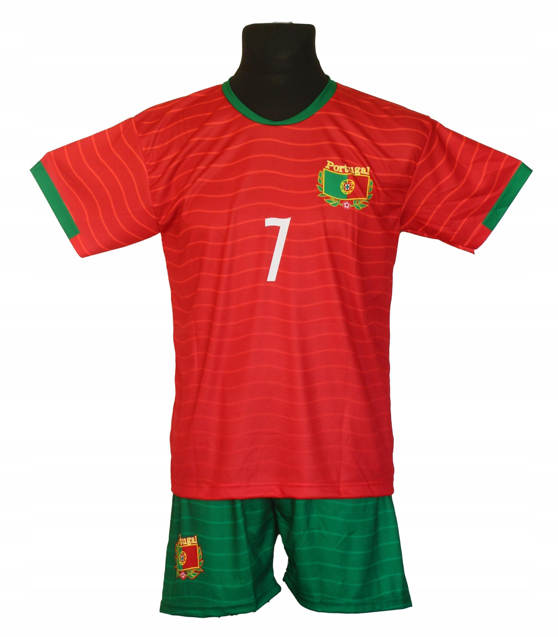 strój piłkarski dla dzieci RONALDO PORTUGALIA - OO rozmiar 134