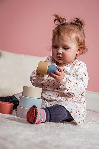 Miniatura 11 de Mary Meyer Vasos apilables de silicona para bebés y niños pequeños, regalos preescolares de 9 pulgadas, estrellas