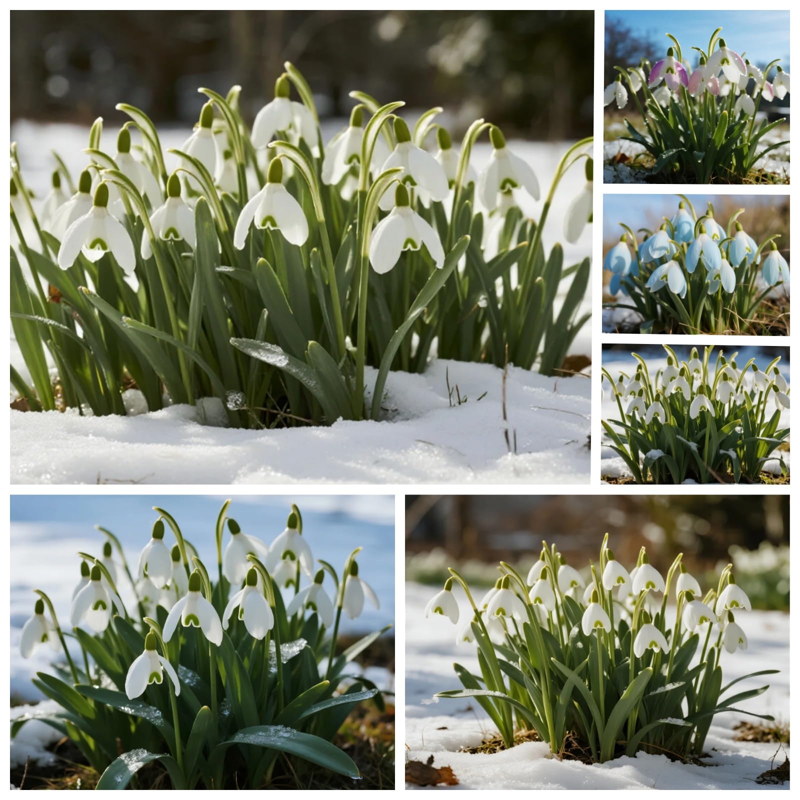 Hardy Snowdrop Bulbs/Perennial Snowdrop Plant/Winter Bloom/Bare Bulbs Hardy, Professional for Beautiful Indoor Displays Parent Parent-1 Bulbs