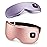 Heated Eye Mask - Cordless Eye Mask for Dry Eyes, Eye Relief, Improved Sleep, Washable Eye Heating pad for Travel and with Replaceable Shell (Rose Pink)