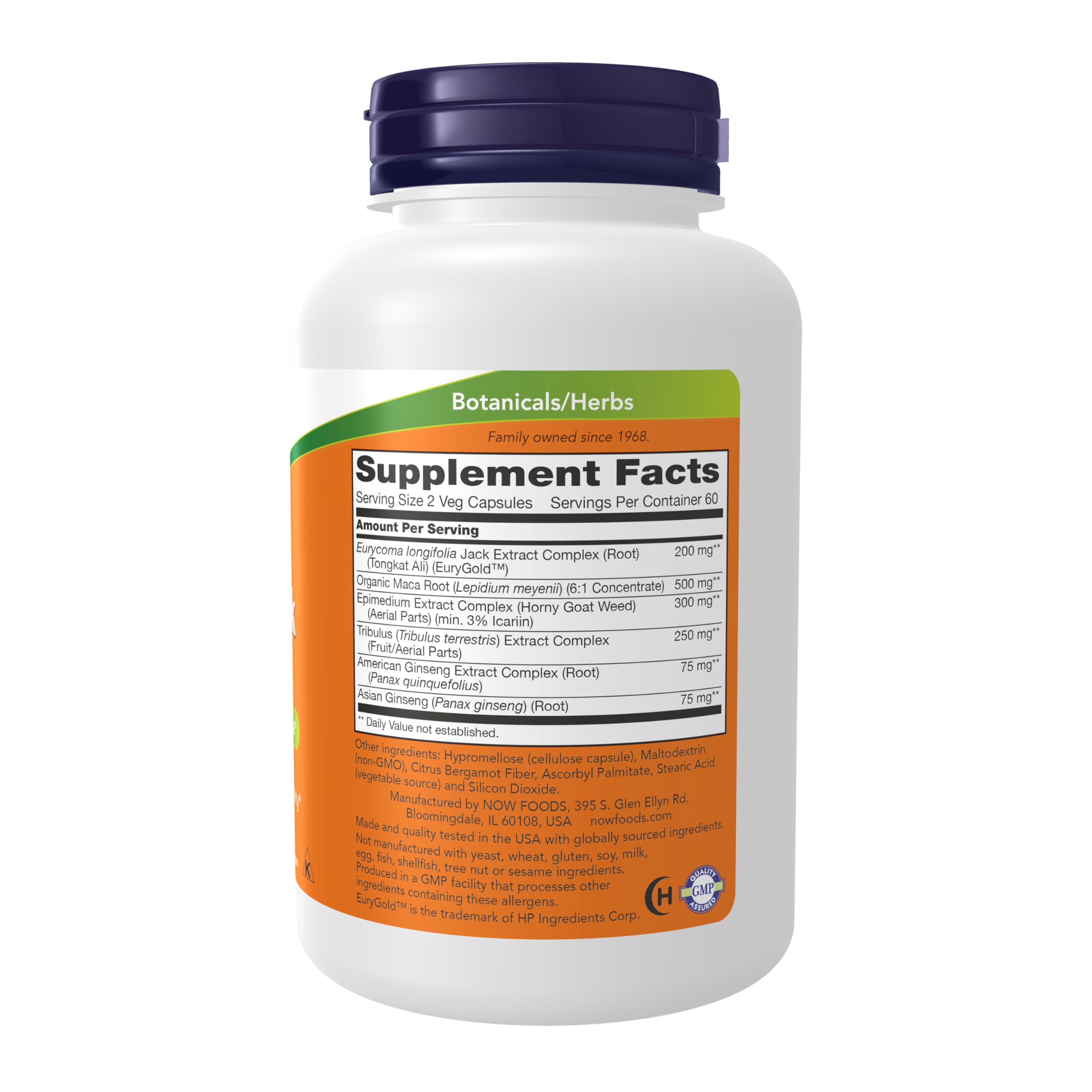NOW Supplements, TestoJack™ 200 with Tongkat Ali, Tribulus, 120 Veg Caps — Amazon image 2