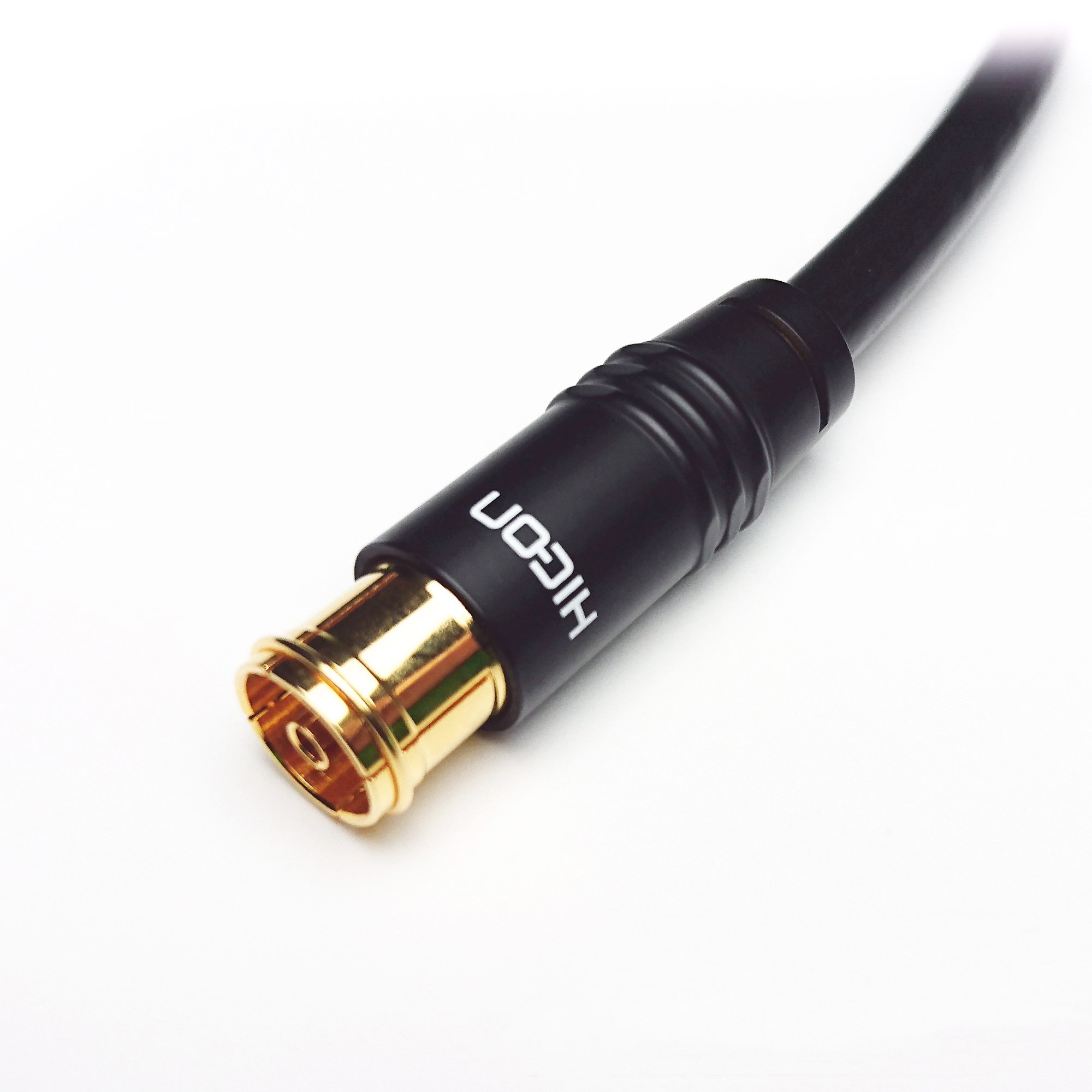 HDTV Cable de antena apantallado, 5 de clase A + DVB-C Hicon Conector Hi de ancm0