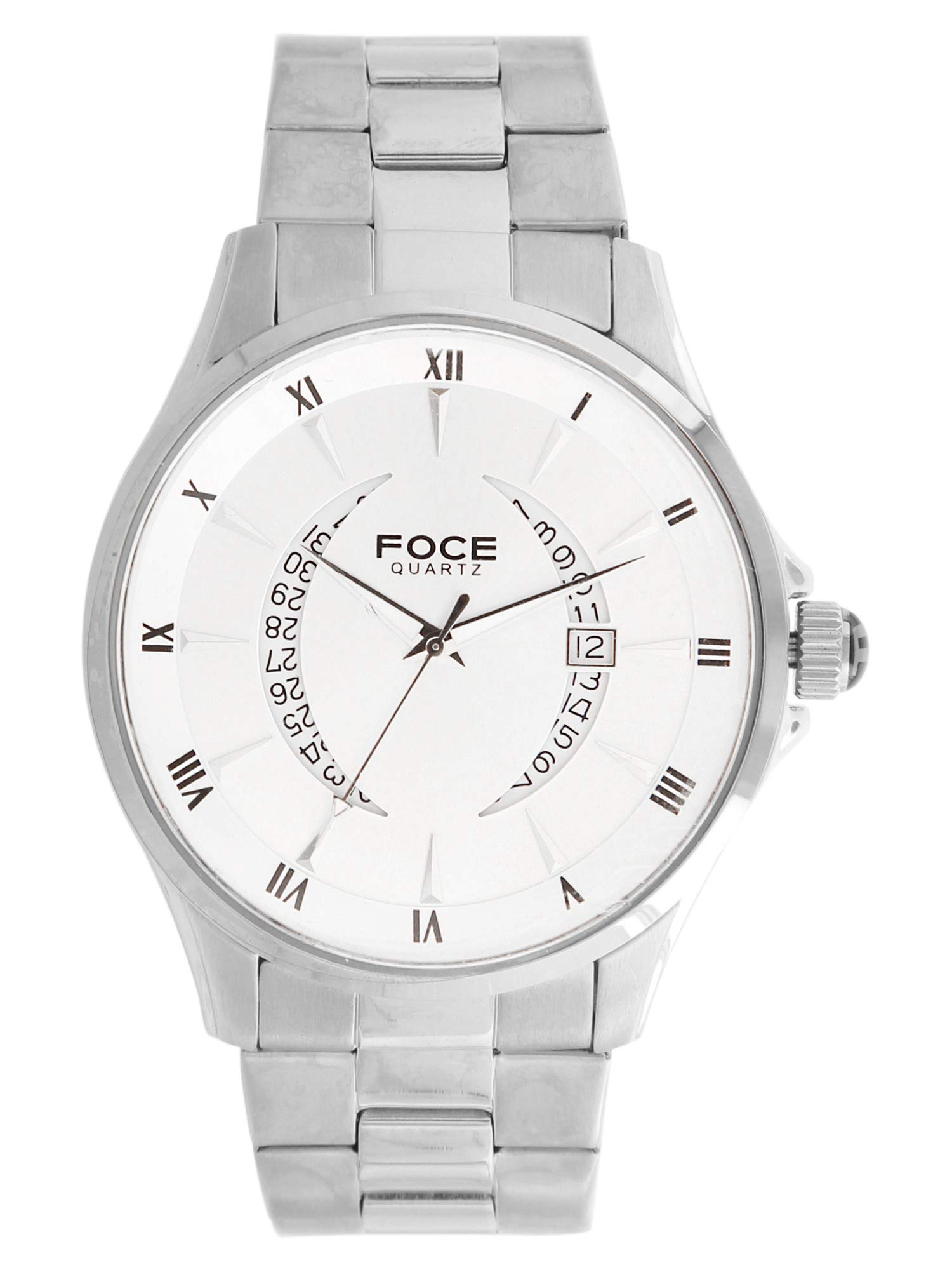Foce Multifunction White Dial Metal Belt Watch for Men-F813GSM-WHITE (B078Q4Q3Z7) Amazon Price History, Amazon Price Tracker