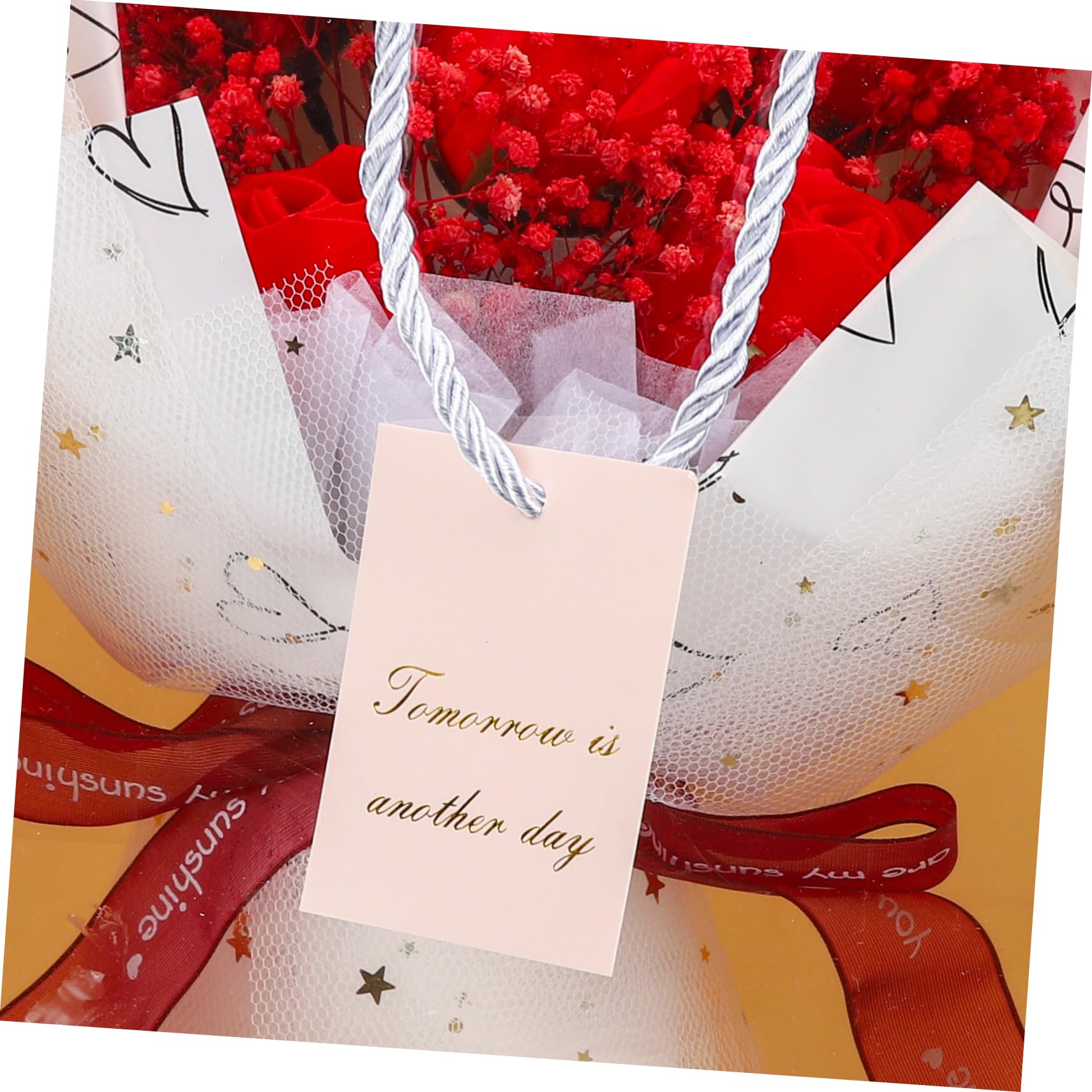 OUNONA Bouquet De Fleurs Séchées De Gypsophile pour Saint-Valentin Romantique pour Décoration De Maison Et Accessoire Photo