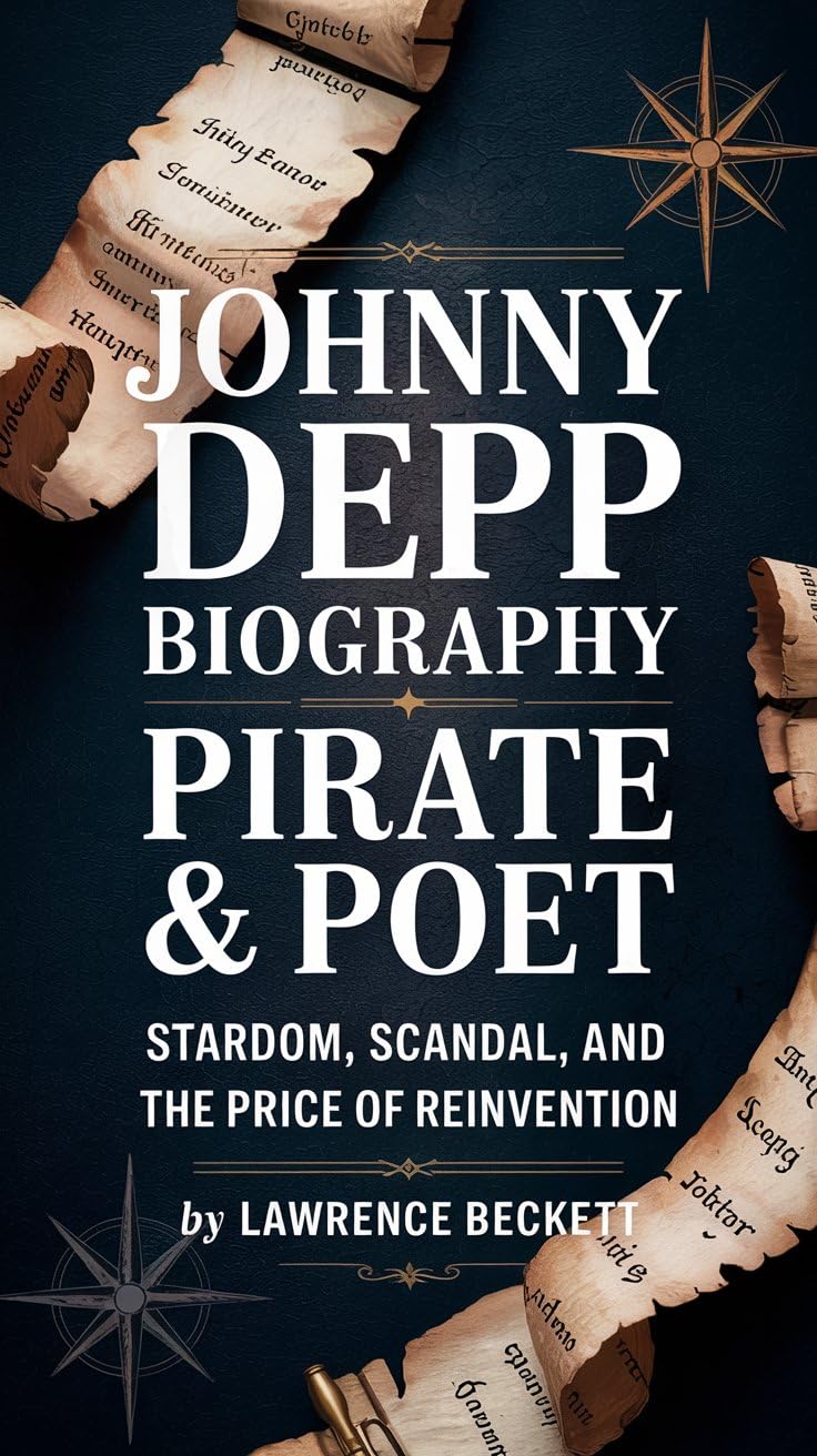 Livre Johnny Depp Biography Pirate & Poet en anglais : la biographie de la star