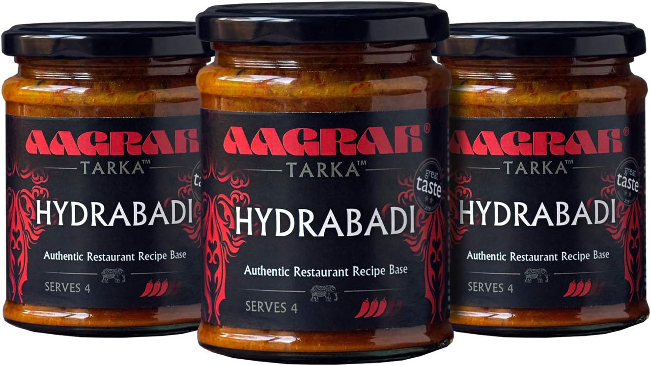 Aagrah Hydrabadi Tarka Indian Curry Cooking Sauce Authentic