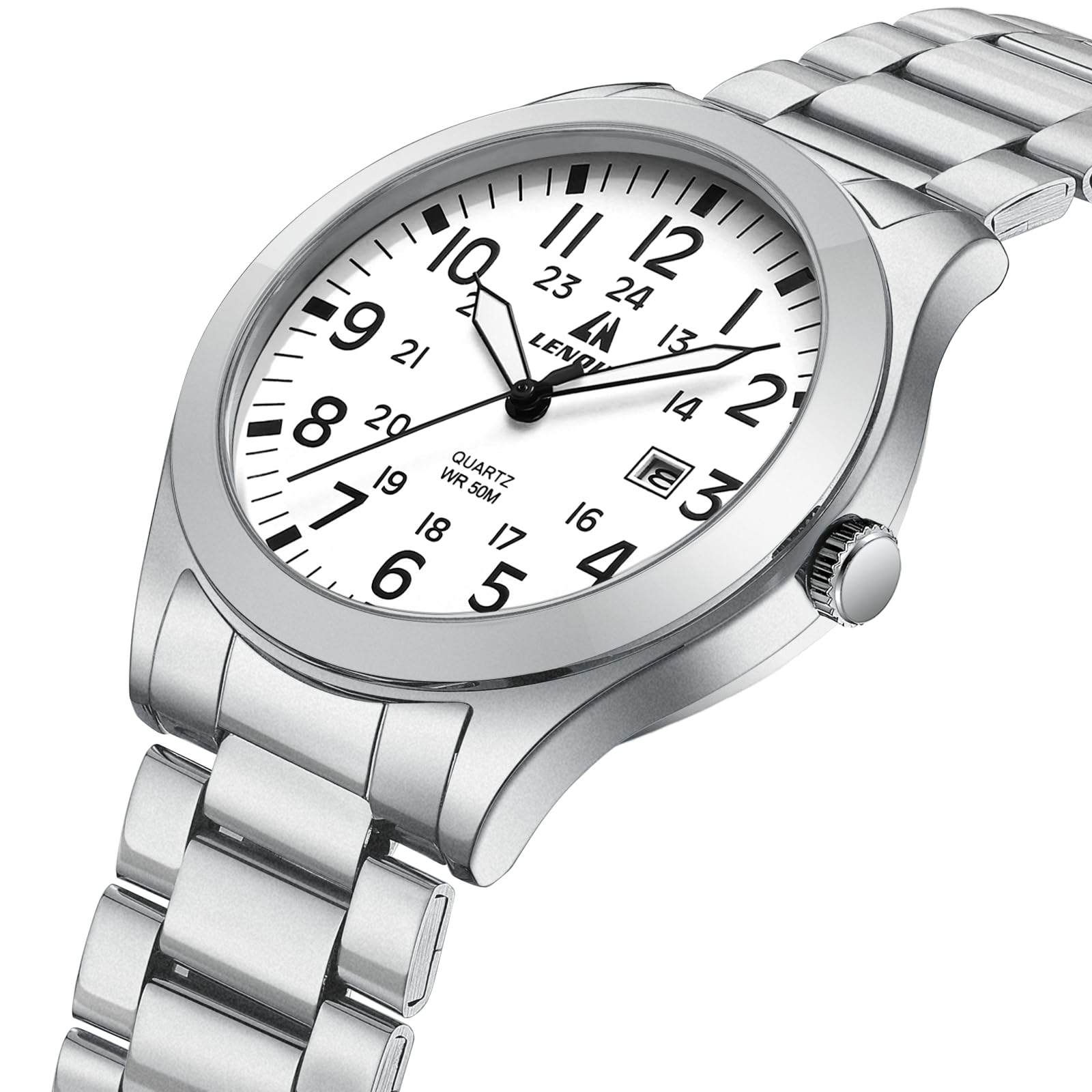 LN LENQIN Orologio Uomo Orologio Militare Orologio Campo Orologi Analogici Al Quarzo Per Uomo Orologi Polso Impermeabili Con Cinturino in Nylon Orologio Sportivo Tattico Militare Con Data