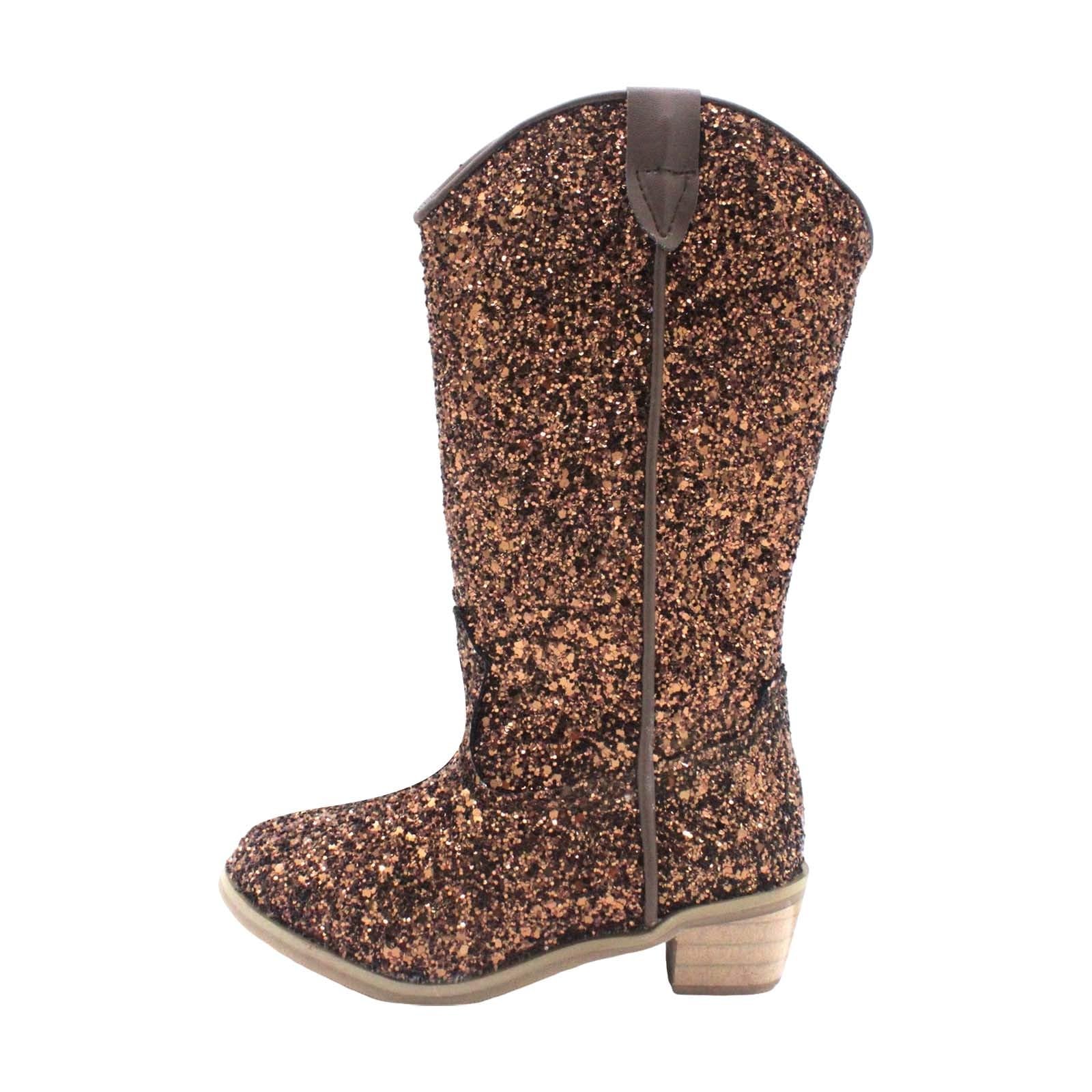Chaussures léopard filles kaki avec fleur décorative et tige courte - 8