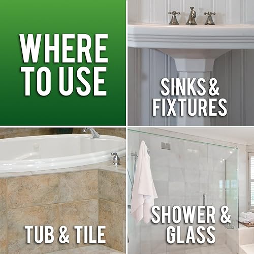 Miniatura 9 de Lime-A-Way - Limpiador de baño, 132onzas líquidas (6Botellas x 22onzas), elimina cal, calcio, óxido