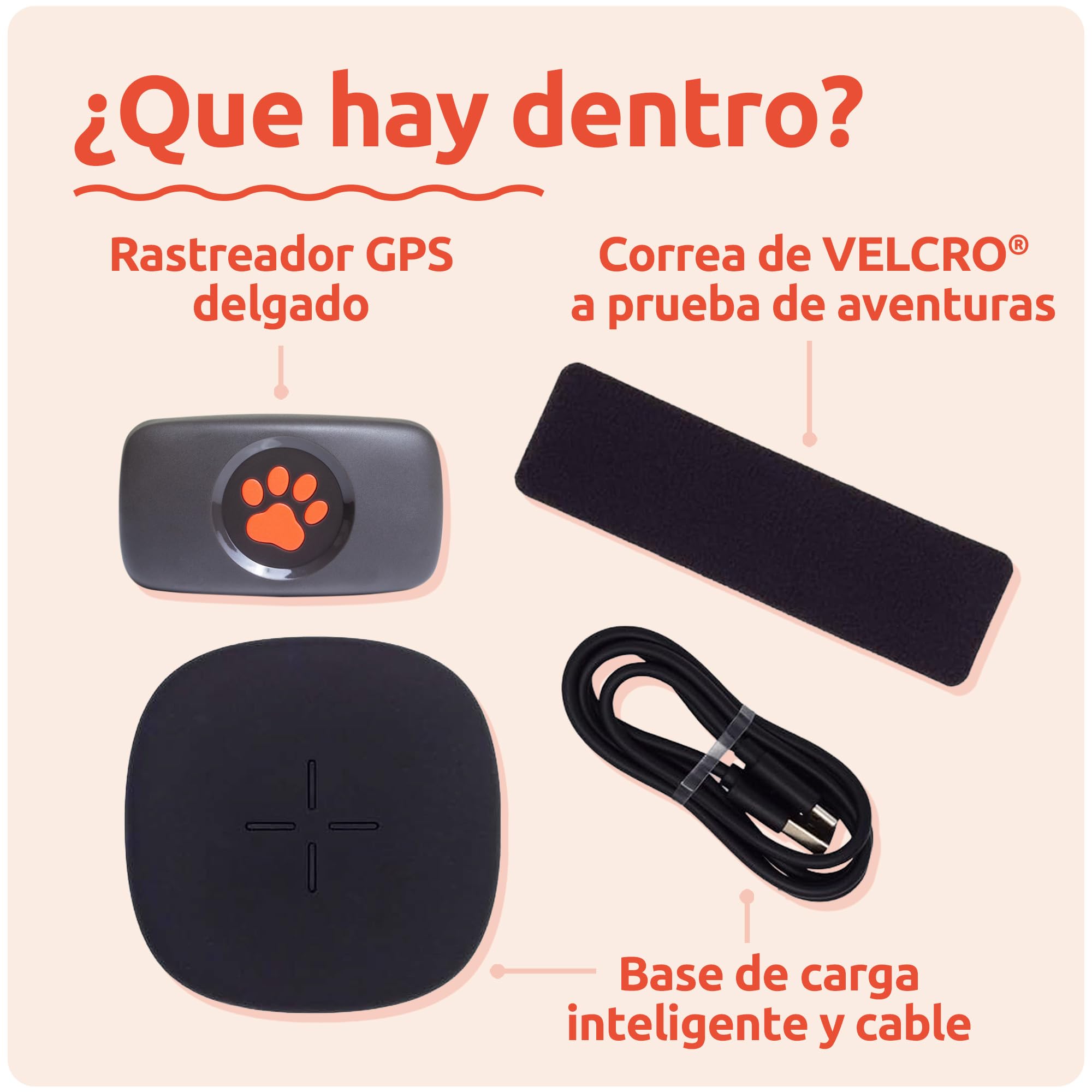 Pitpat Localizador GPS Perros - Sin Suscripción - Rastreador De Actividad Inteligente, Rastreo Vía Satélite con Alcance Ilimitado - Rastreador De Mascotas 100% Impermeable (Negro)
