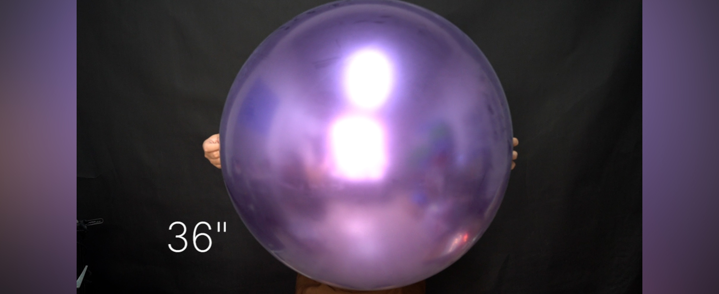 PartyWoo Metallic Purple Balloons - 100 Pack, 12 Inch Diameter For Parties & Events - View #7