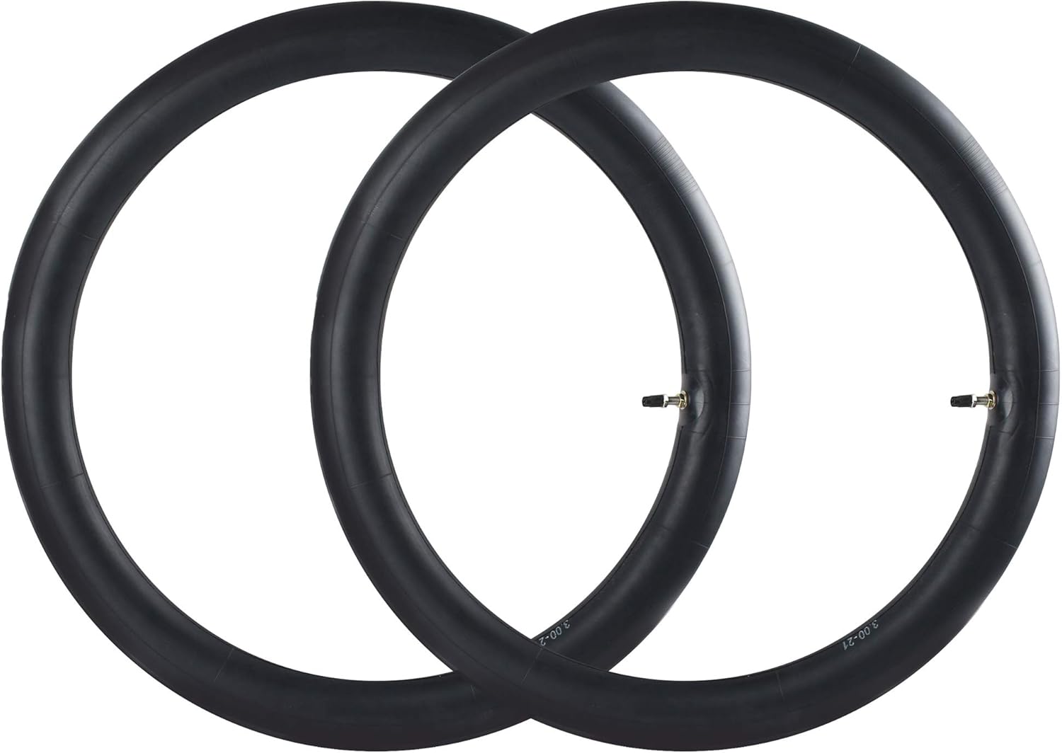 Lotfncy 再販ご予約限定送料無料 2ピース 80 100 21 ダートバイクチューブ Tr4 ストレートバルブステム付き 2 75 90 適合 オフロードバイク用 21インチタイヤ付き 3 00 21インチ 80 21 インナーチューブフィット 90 21