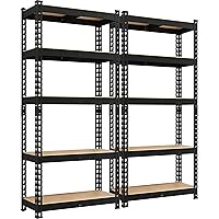 Yaheetech Scaffali/Scaffalature Garage in Metallo 150 x 30 x 140 cm Magazzino Industriale