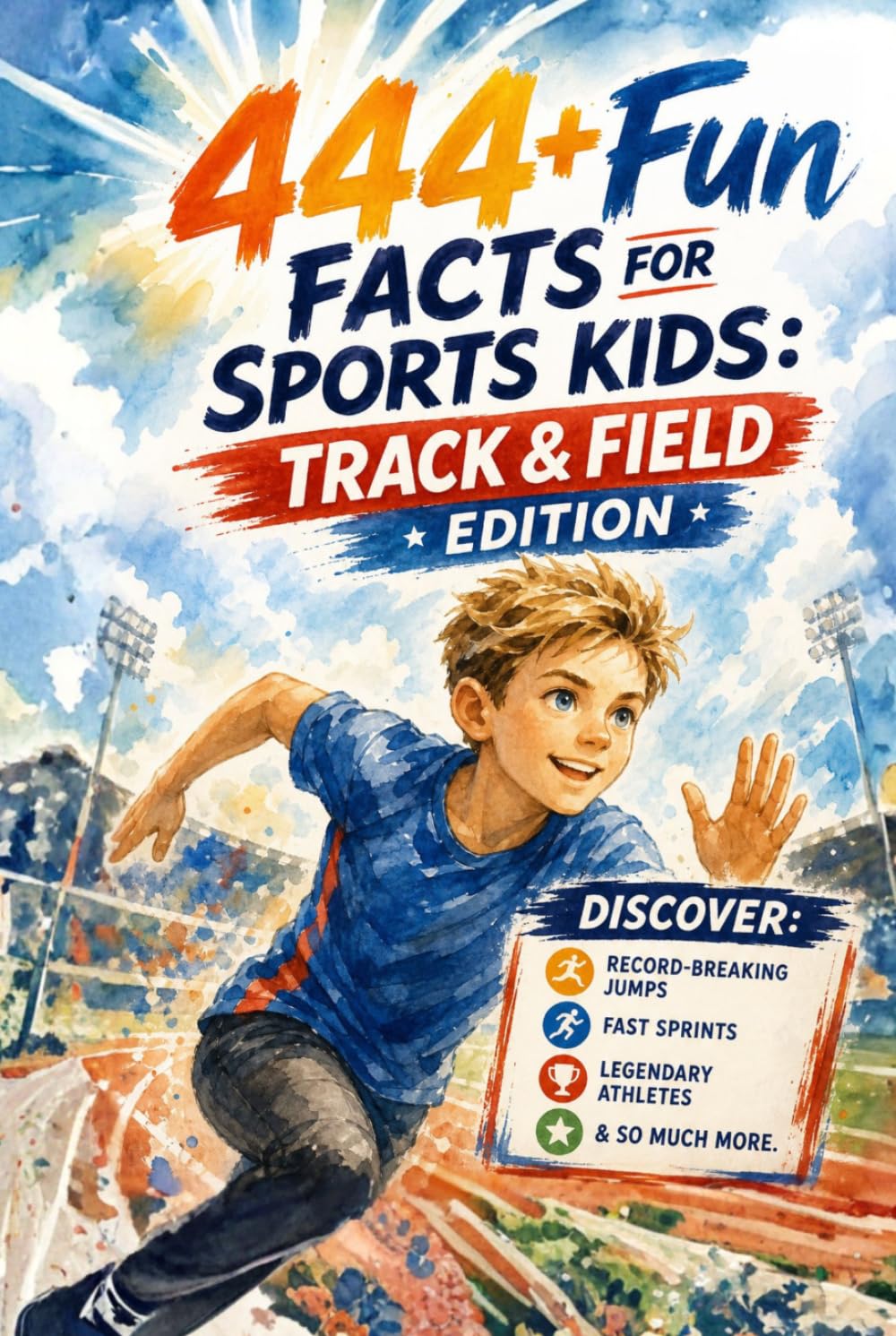 444 + Fun Facts for Sports Kids: Track & Field Edition Discover: Record-Breaking Jumps, Fast Sprints, Legendary Athletes & So Much More? (The Ultimate Gift for Track & Field Fans & Young Re