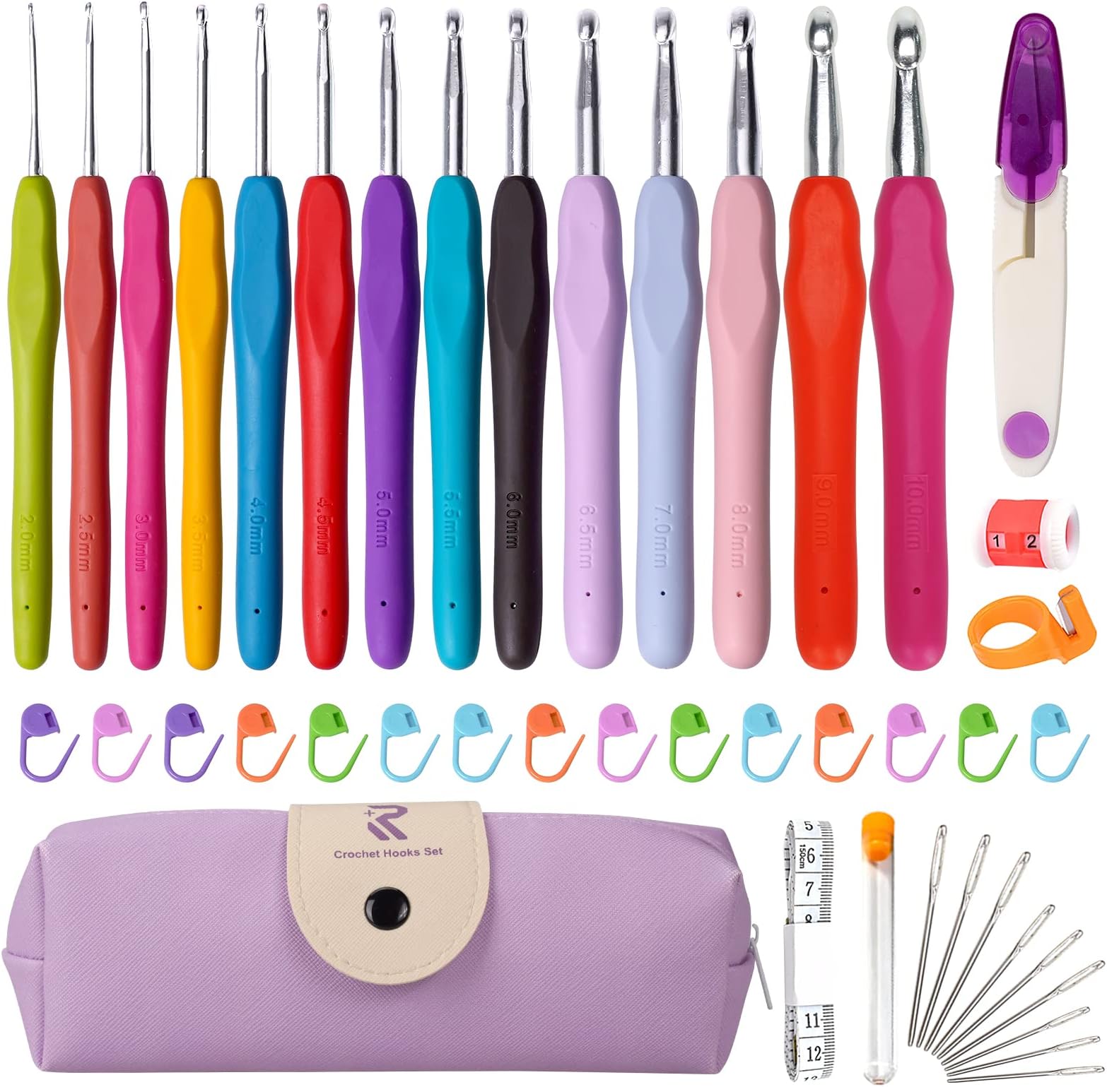 12x50g Large Acrylic Yarn Skeins, Azerogo 1312 Yards