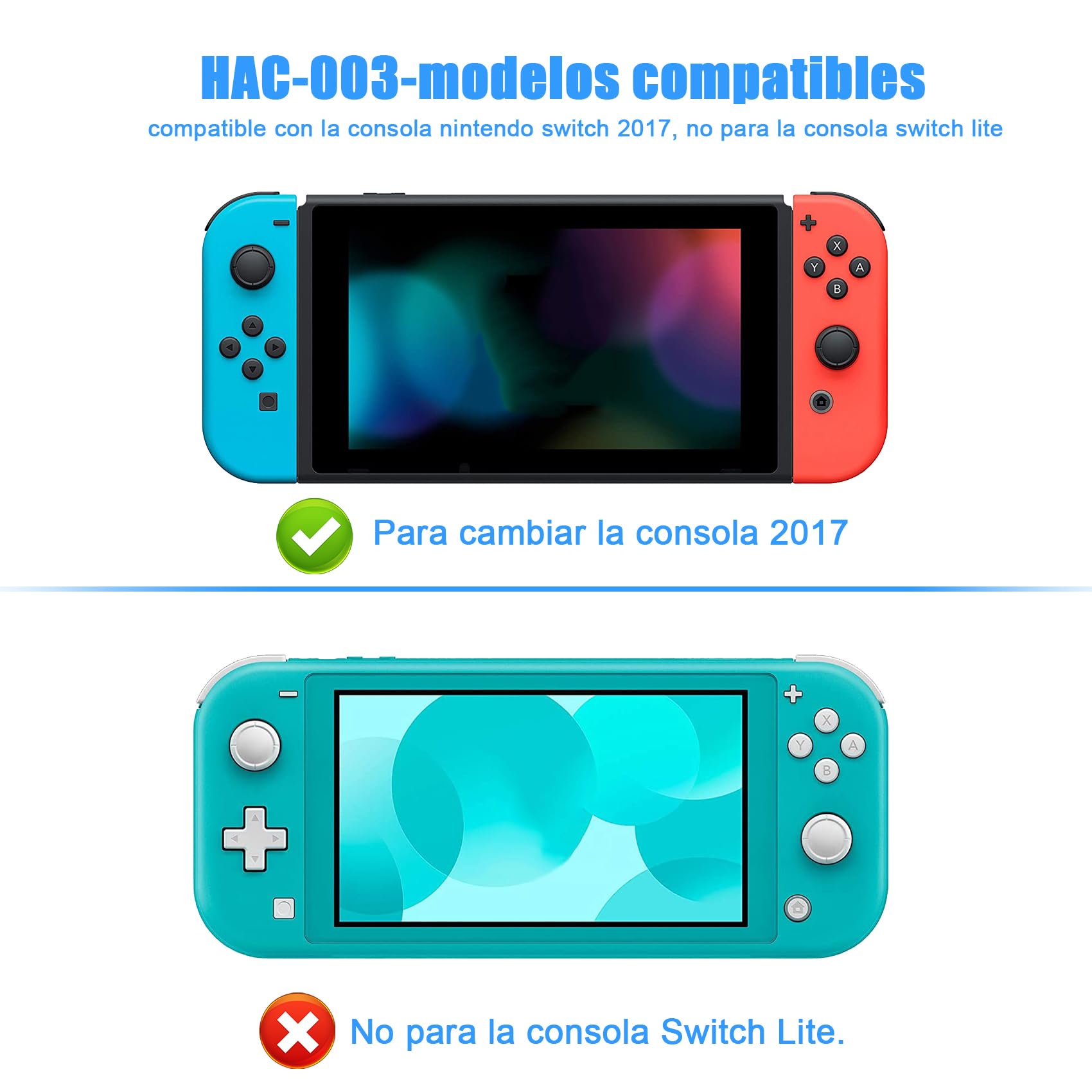 4310mAh HAC-003 Batería para Nintendo Switch Consola con Accesorios | Batería de Repuesto, lithium Recargable hac-001 Alta Capacidad, con Kit de Herramientas de Reparación