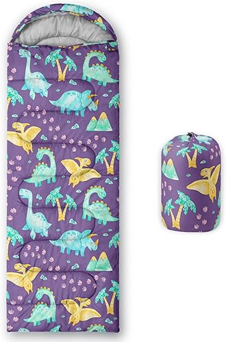 BailiPromise Saco de dormir para camping, 3 estaciones, clima cálido y fresco, ligero, saco de dormir impermeable para adultos y niños, viajes y al