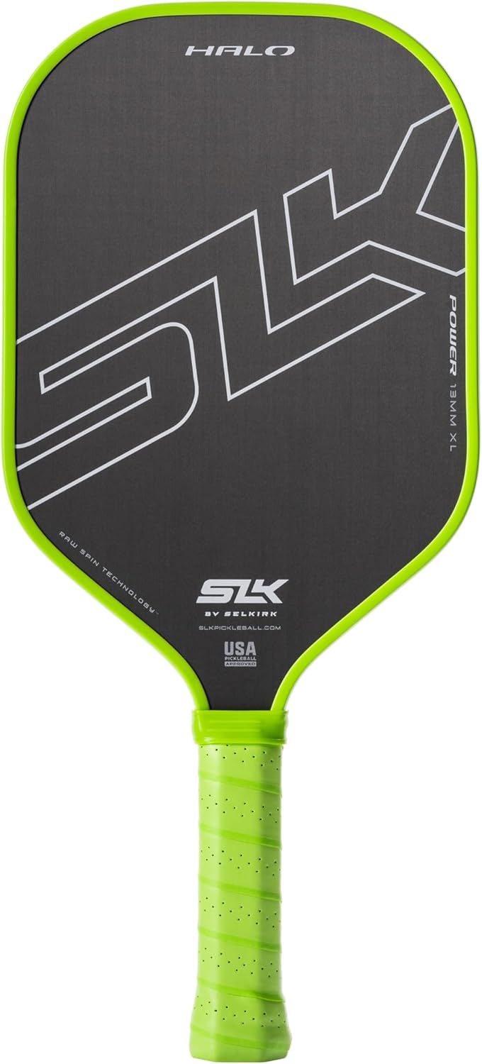 Selkirk Sport SLK Halo Raw Carbon Fiber Pickleball Paddle | Designed in The USA | Choose from The T700 Raw Carbon Fiber Power, The 18k Ultraweave Control, or The Kevlar Linkweave Thermoformed Pro