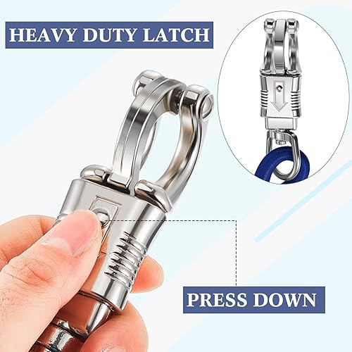 Miniatura 10 de Paquete de 4 lazos cruzados elásticos para remolques de caballo, cuerdas elásticas a granel con broches para accesorios de remolque de caballos, 36