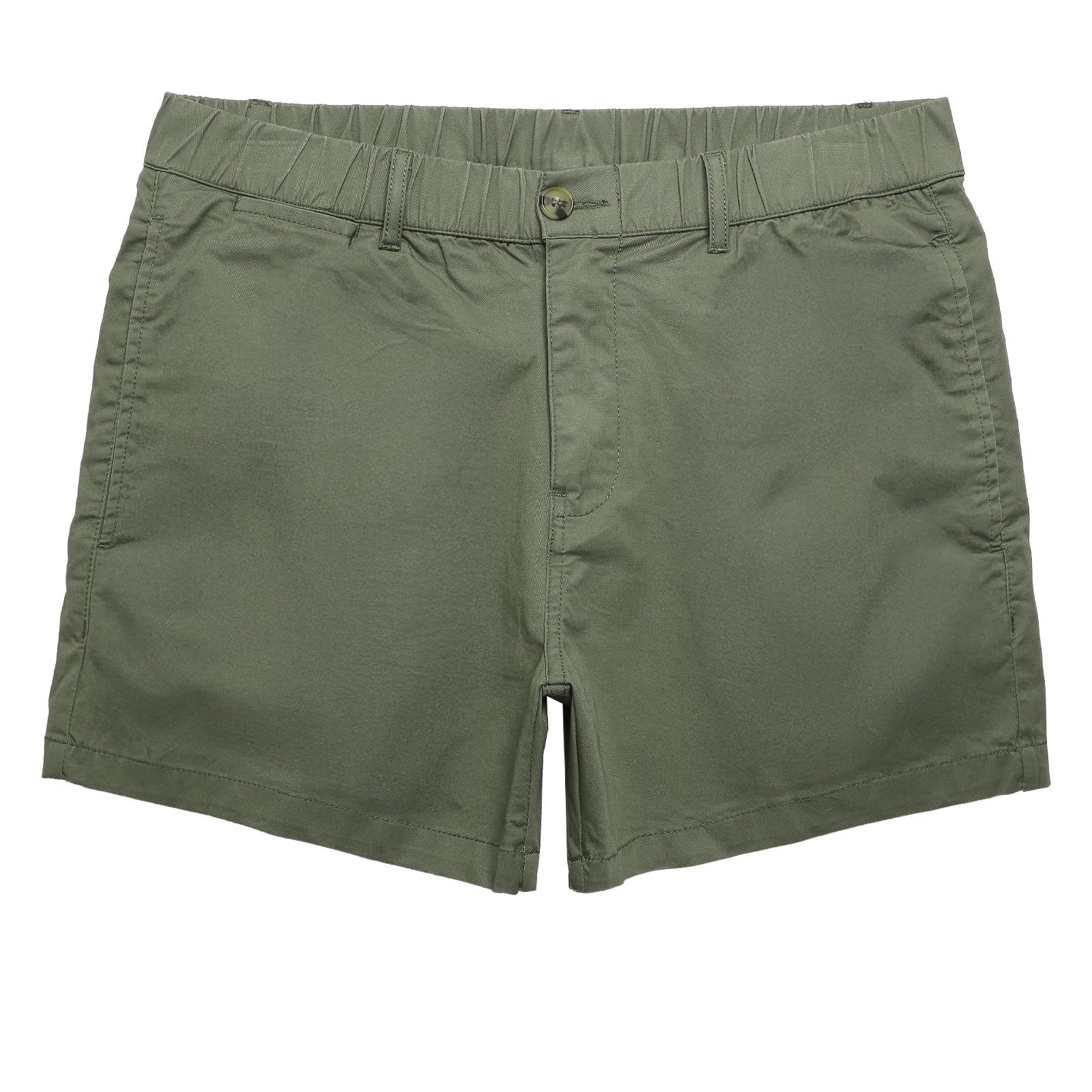 maamgic Mens Shorts Casual 4 Inch Cotton Casual Shorts for Men Elastic Waistband Mens Casual Shorts Daily Wear