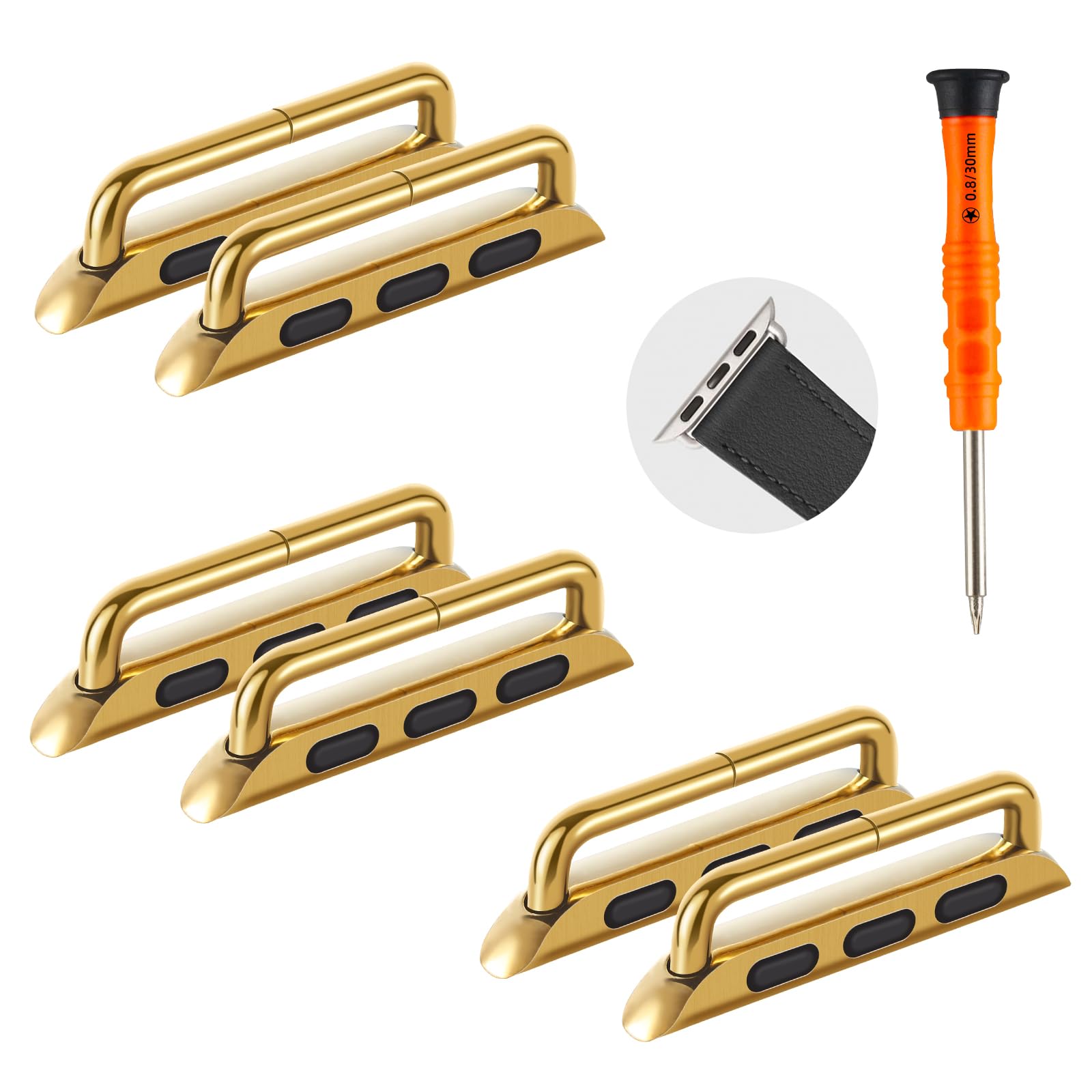 Watch Band Connectors Compatible for Apple Watch Strap Adapter Replacement Link Attachment for iWatch