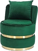 Vista 1 de Adeco Leisure, Mid-Century Modern Accent - Cojín acolchado suave para respaldo y asiento, almacenamiento de barril, sofá individual para sala