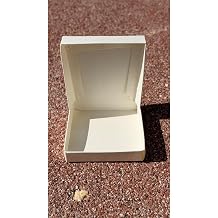 Beyaz Karton Tak  Kutusu   Kolye, Bileklik ve Set  in Kapakl  Model 9,5 x 9,5 x 2 cm 25 adet