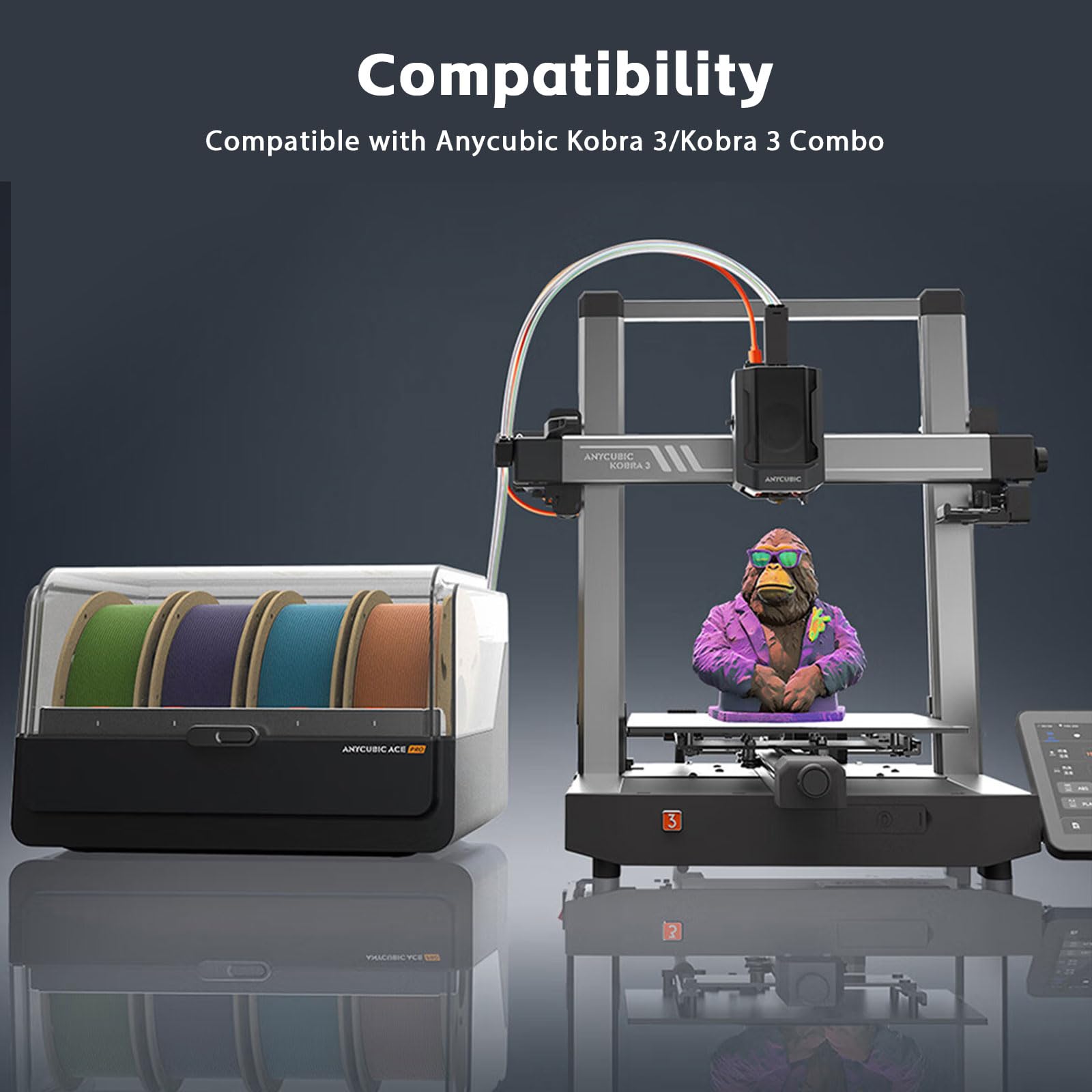 Estrusore Ceramica RugooSpink Per Anycubic Kobra 3 - Ugello 0.2mm Acciaio Temprato - Foto 12