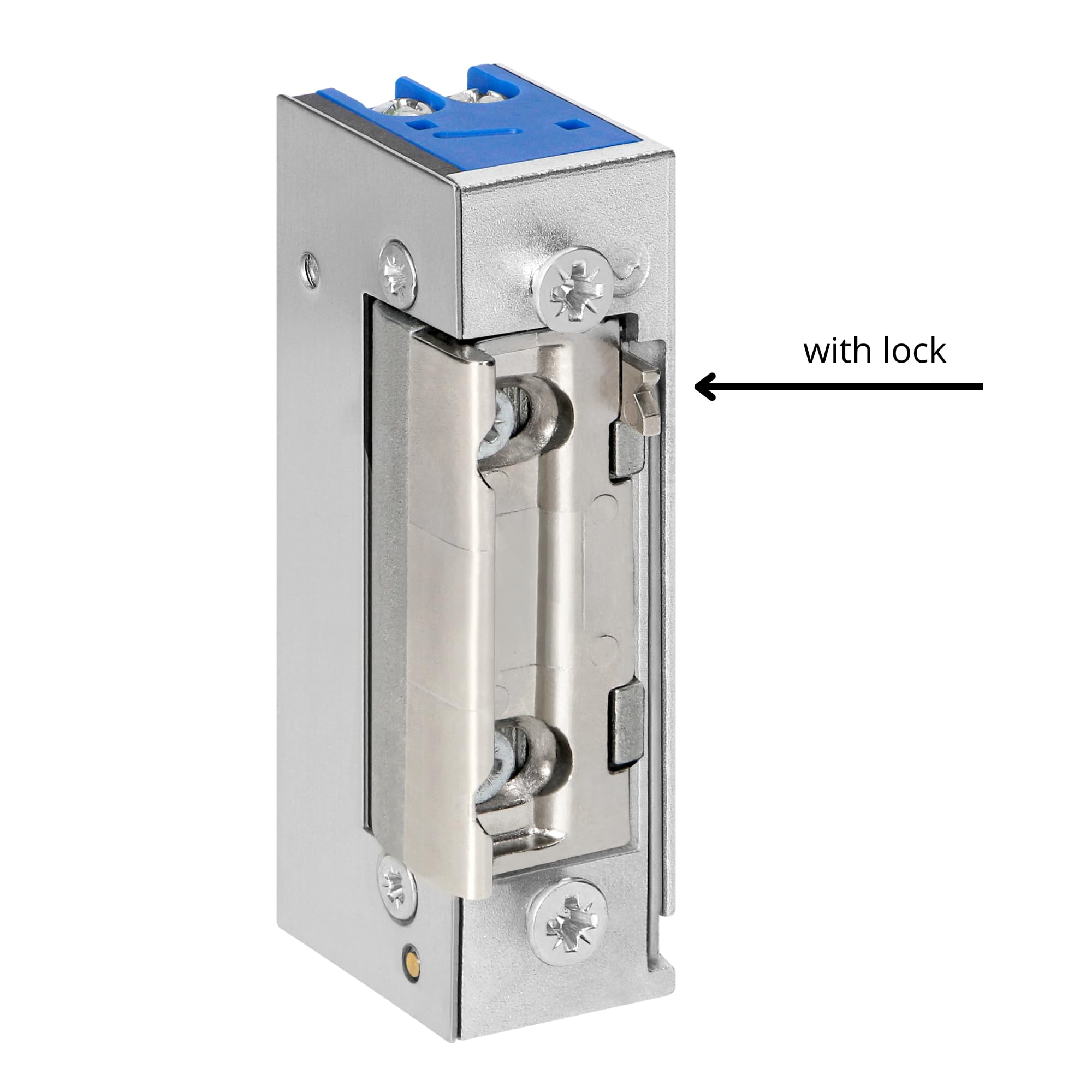 Cerradura Electrica Simétrica Para Puerta - Abrepuertas Electrico Con Ajuste Del Pestillo Baja Corriente 280 mA Para 12 V CC