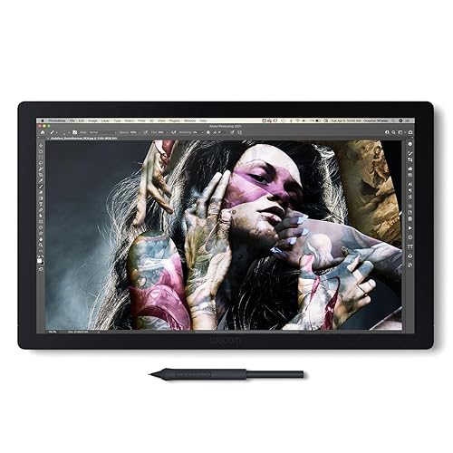 Wacom Cintiq Pro 17 Drawing Tablet with Screen, 17.3" Ultra HD 4K. 10-bit 120Hz Touchscreen Display Graphic Arts Tablet with Pro Pen 3, for Windows PC, Mac, Linux - 17 inch touch