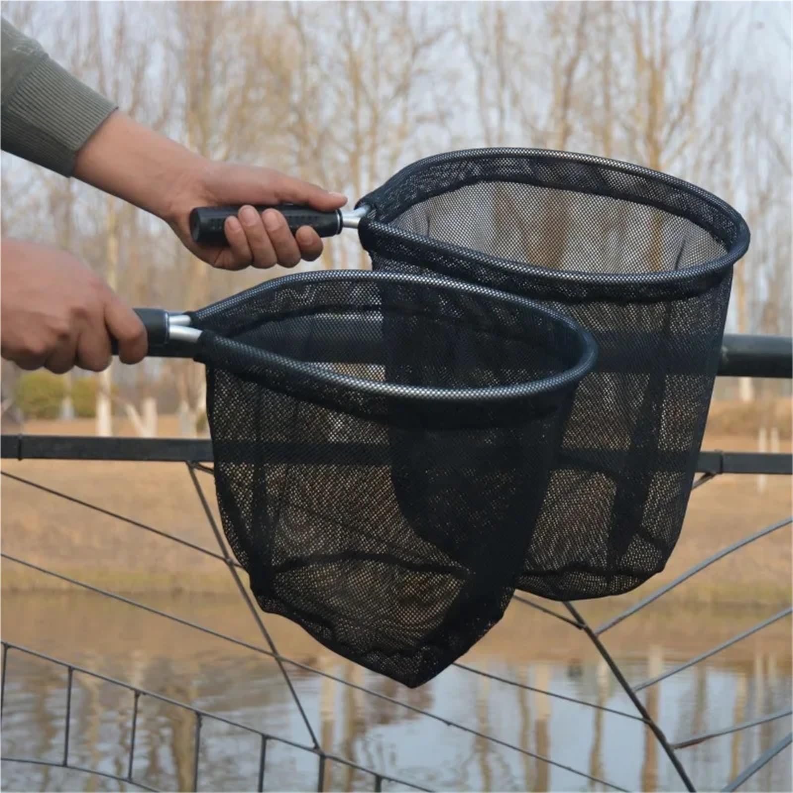 Salabre Pesca Accesorios for Redes de Pesca, voladoras, tratadas sin Nudos, Herramienta práctica para Estanques