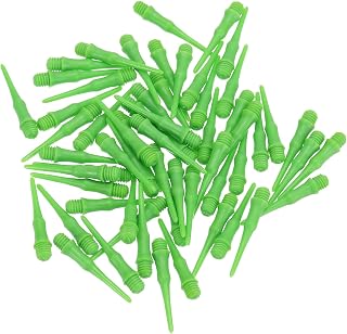 PATIKIL Consejos de Dardos de Plástico con Rosca 2Ba, Paquete de 90 Consejos de Dardos de Punta Suave de Reemplazo, Color Verde.