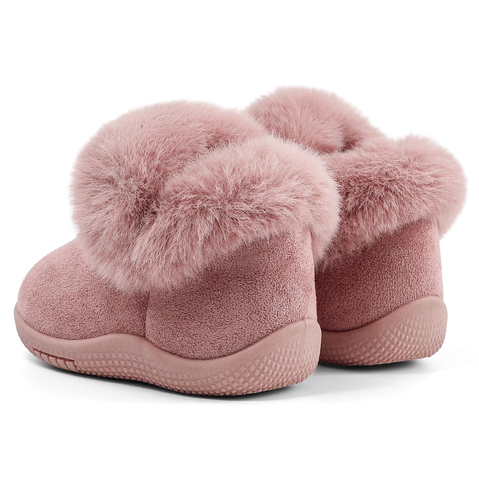 MK MATT KEELY Botas Bebé Niña Invierno 0-5 Años Botas de Nieve Exterior Zapatillas Primeros Pasos Cálido con Suela Antideslizante Suaves