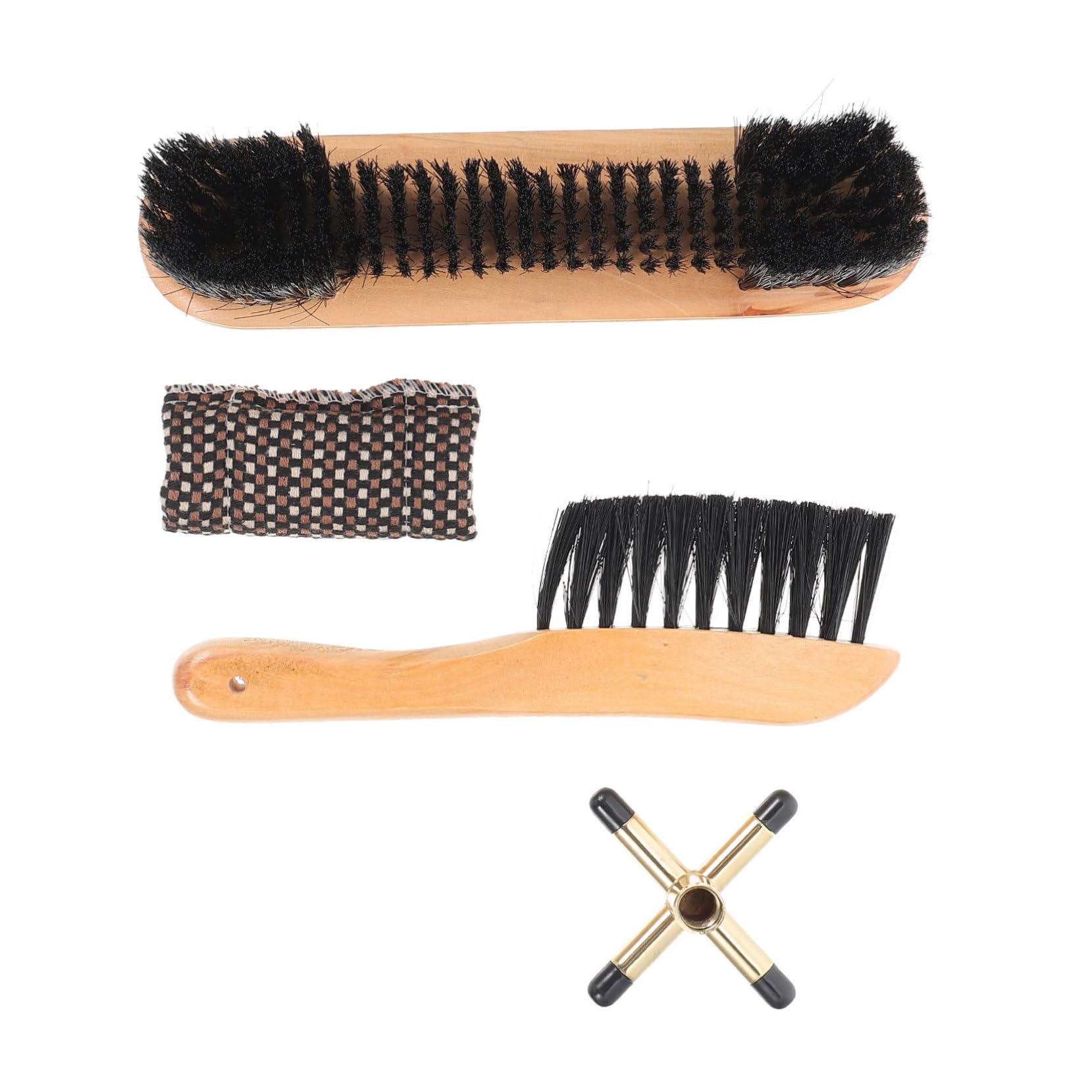 Yardwe Billiard Clean Accessories Pool Table Cleaning Kit Pool Table Brush Set Billiard Cleaning Cloth