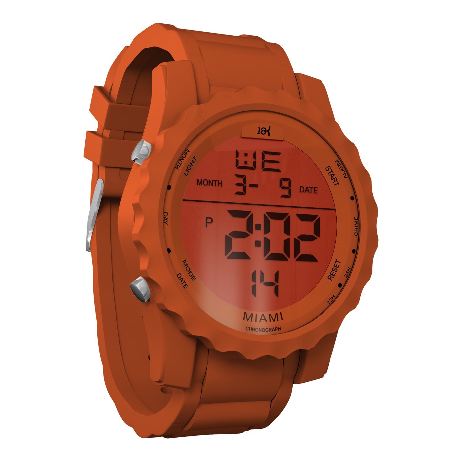 18k Watch Chronograph Mens Watch The "Miami"