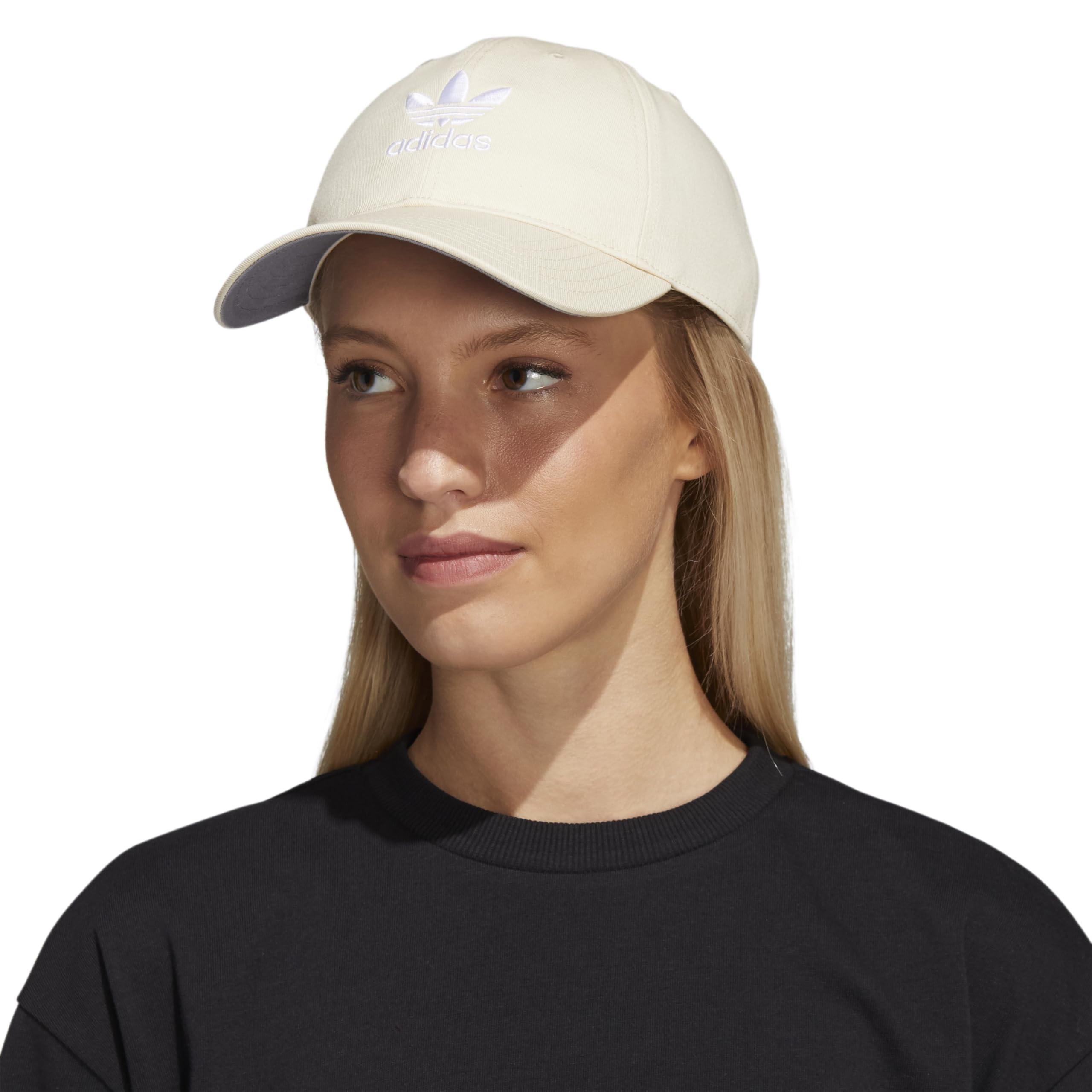 adidas Originals Damska czapka z daszkiem o luźnym kroju z regulowanym paskiem, biała/biała, rozmiar uniwersalny, Wonder White/White, jeden rozmiar