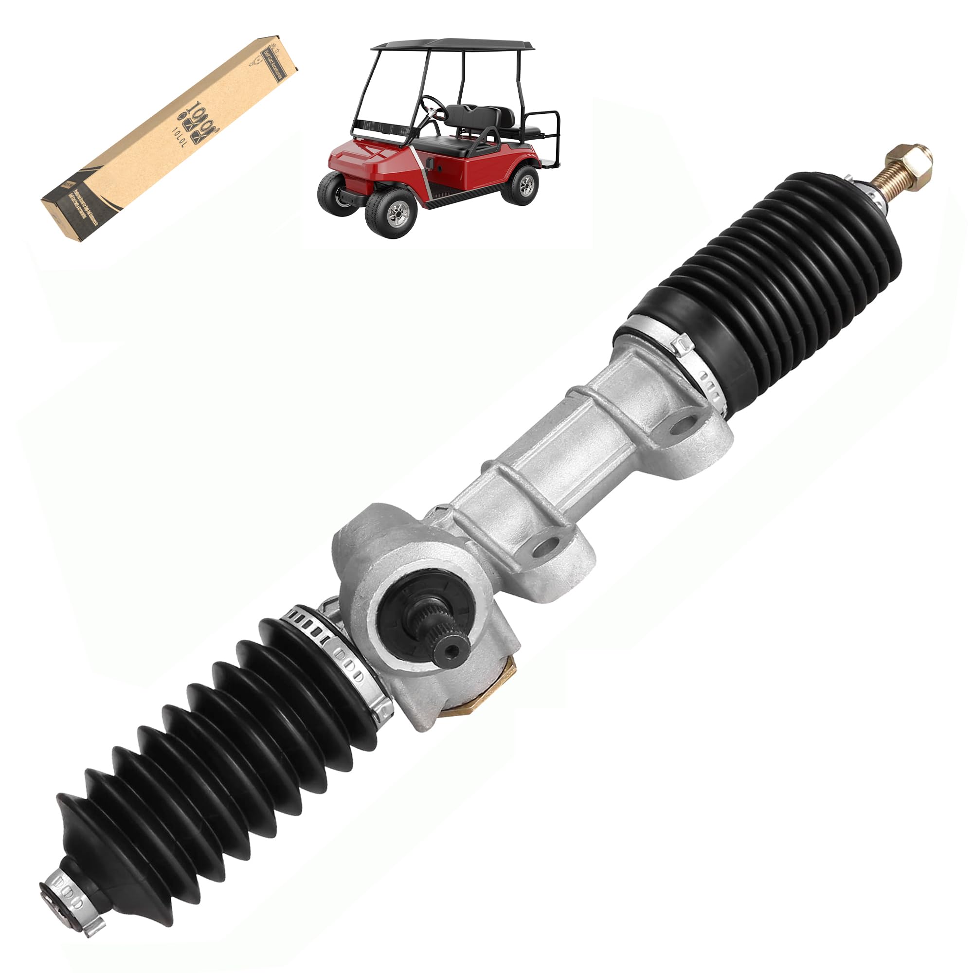 Photo 1 of 10L0L Steering Gear Box Assembly for Club Car DS, Carryall, Turf Golf Cart 1984-2004, Replace OEM 101878302 1012452