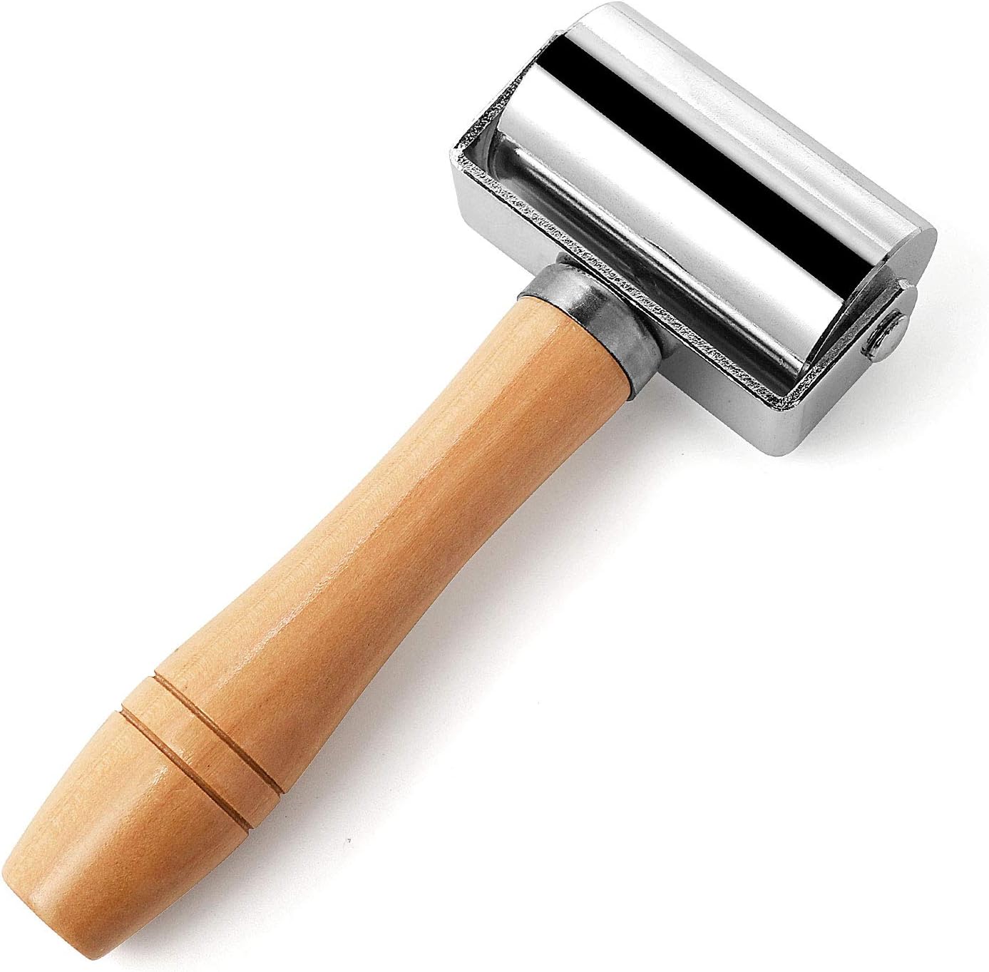 Edge Roller Leather Craft Glue Laminating Tool Leather Edge Creaser & Smoother Steel Iron Roller 59mm