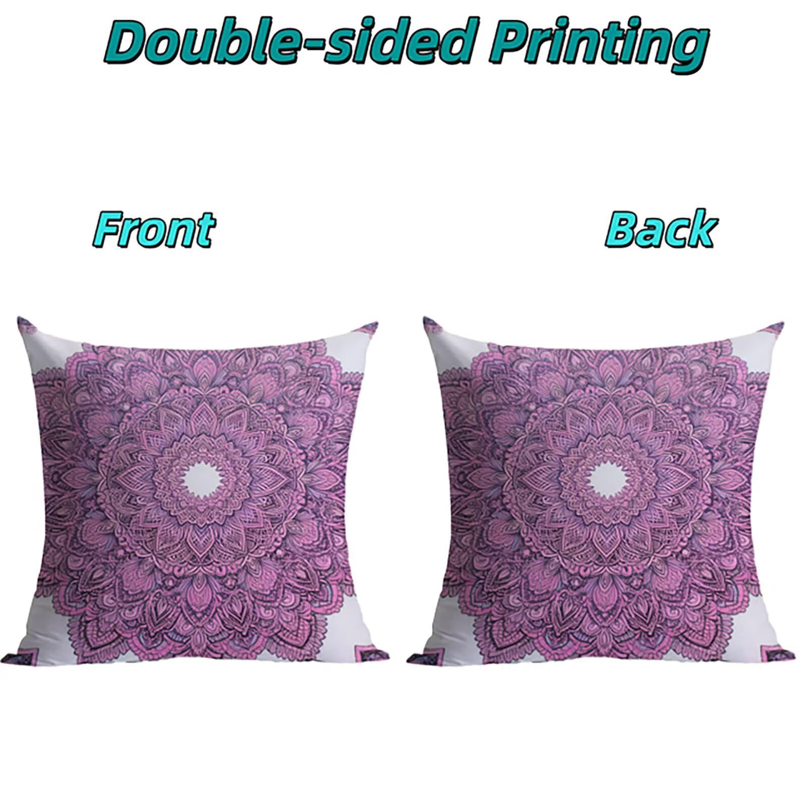 4 Pack Kopfkissenbezug Flower Shape Outdoor 55x55cm Kissenbezug THDZ-2751
