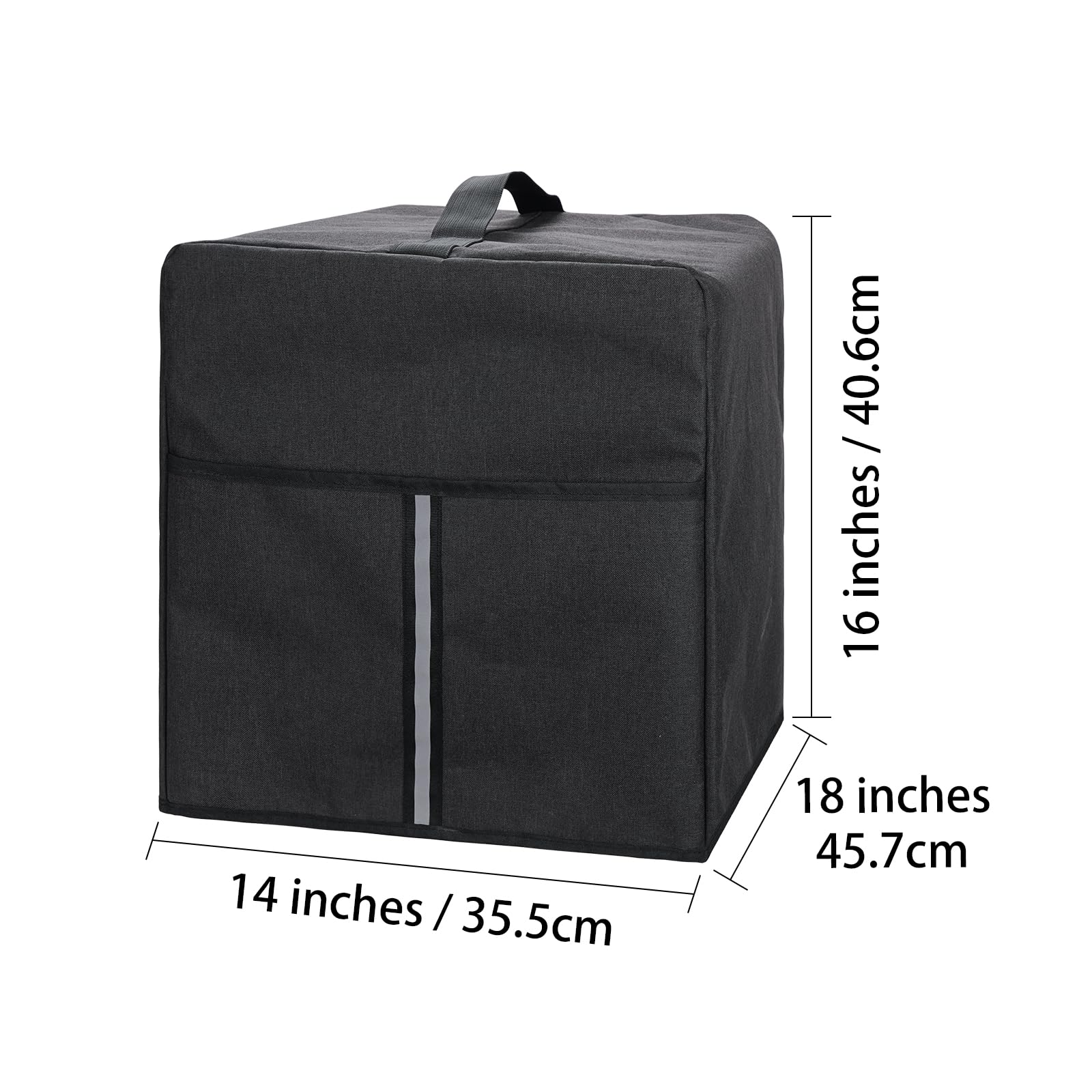 Ice Machine Dust Cover For GE Profile Opal 2.0 XL - Countertop Nugget Ice Maker Protection 16x14x18 Inches