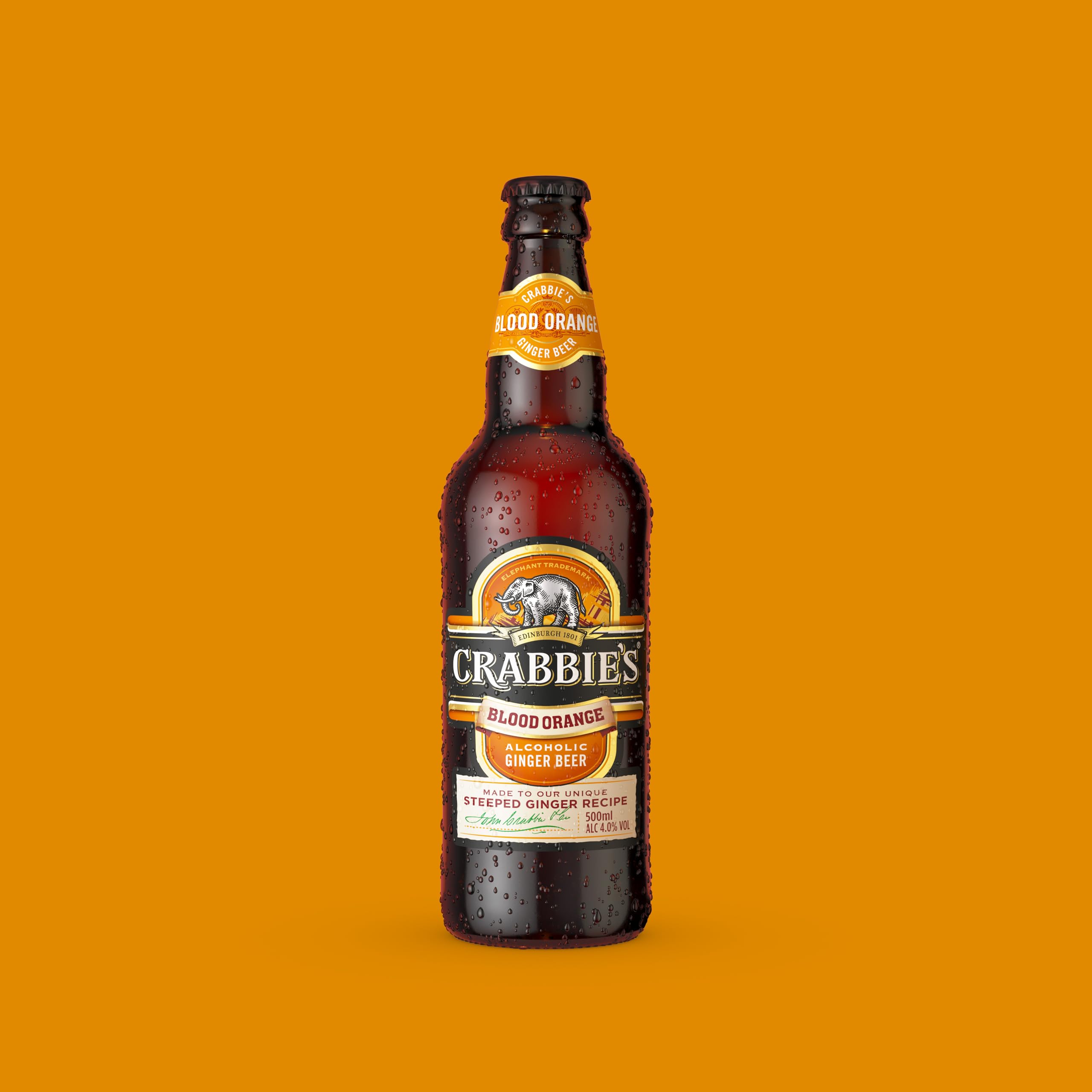 Crabbie's Blood Orange Alcoholic Ginger Beer 12x500ml
