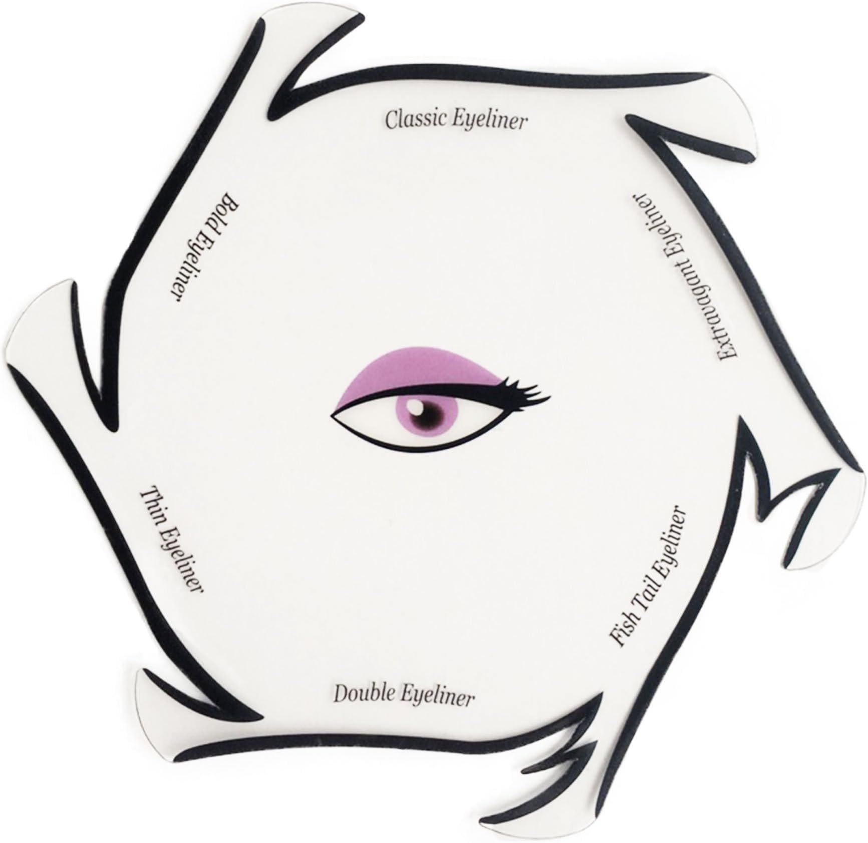 6 Styles of Eyeliner Stencil Models for the perfect Eyeline, Cat Eyeliner,
