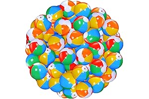 Honoson Inflatable 5-Inch Mini Beach Balls for Summer Fun
