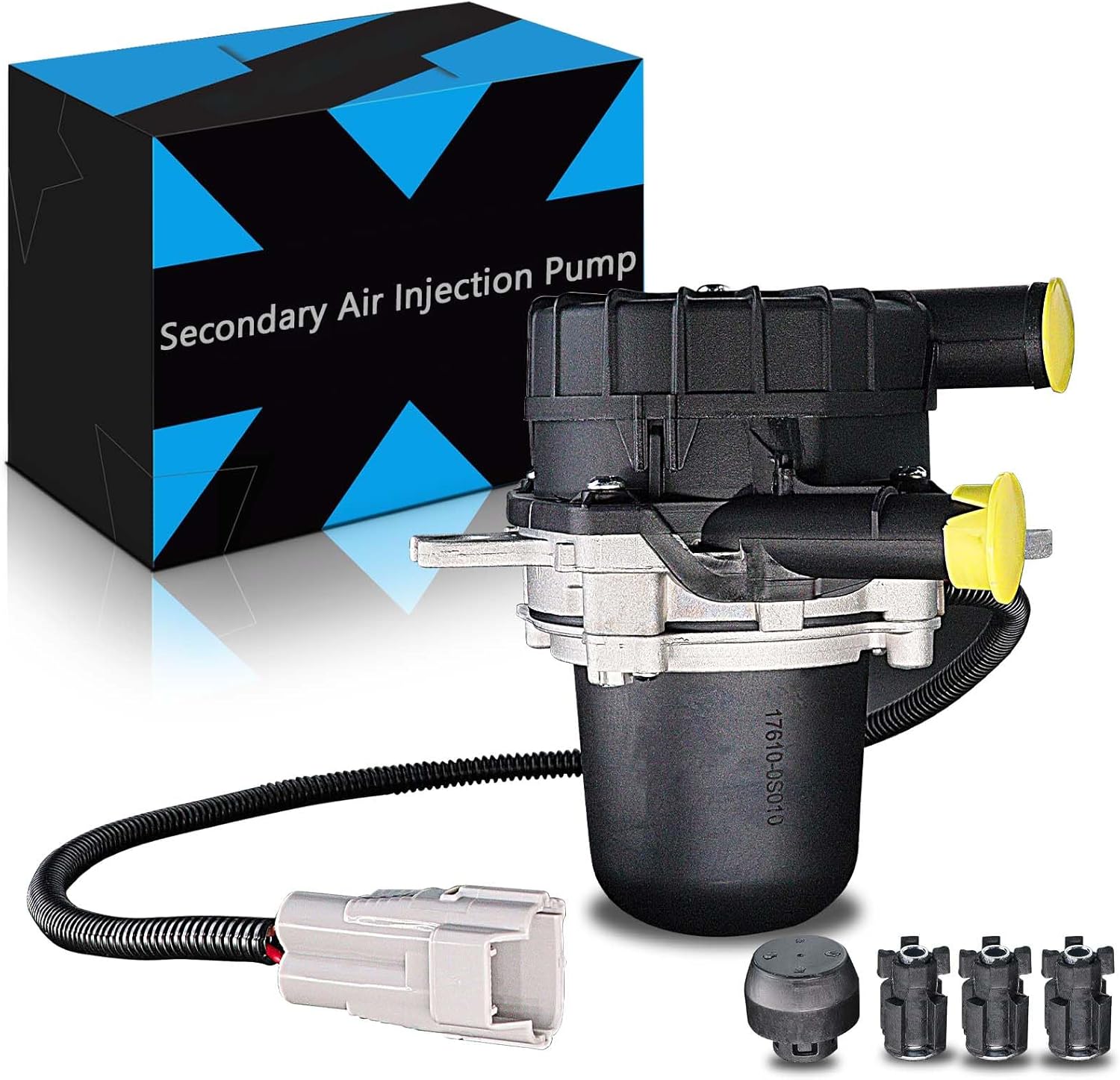 17610-0S010 Secondary Air Pump For:-Toyota Tundra 4.0L 4.6L 4.7L 2007-2013 Sequoia 4.6L 4.7L 5.7L 2008-2012,Sequoia SR5 4.6L 2012,For:-Lexus LX570 5.7L 2008-2013 Smog Pump OE#176100S010