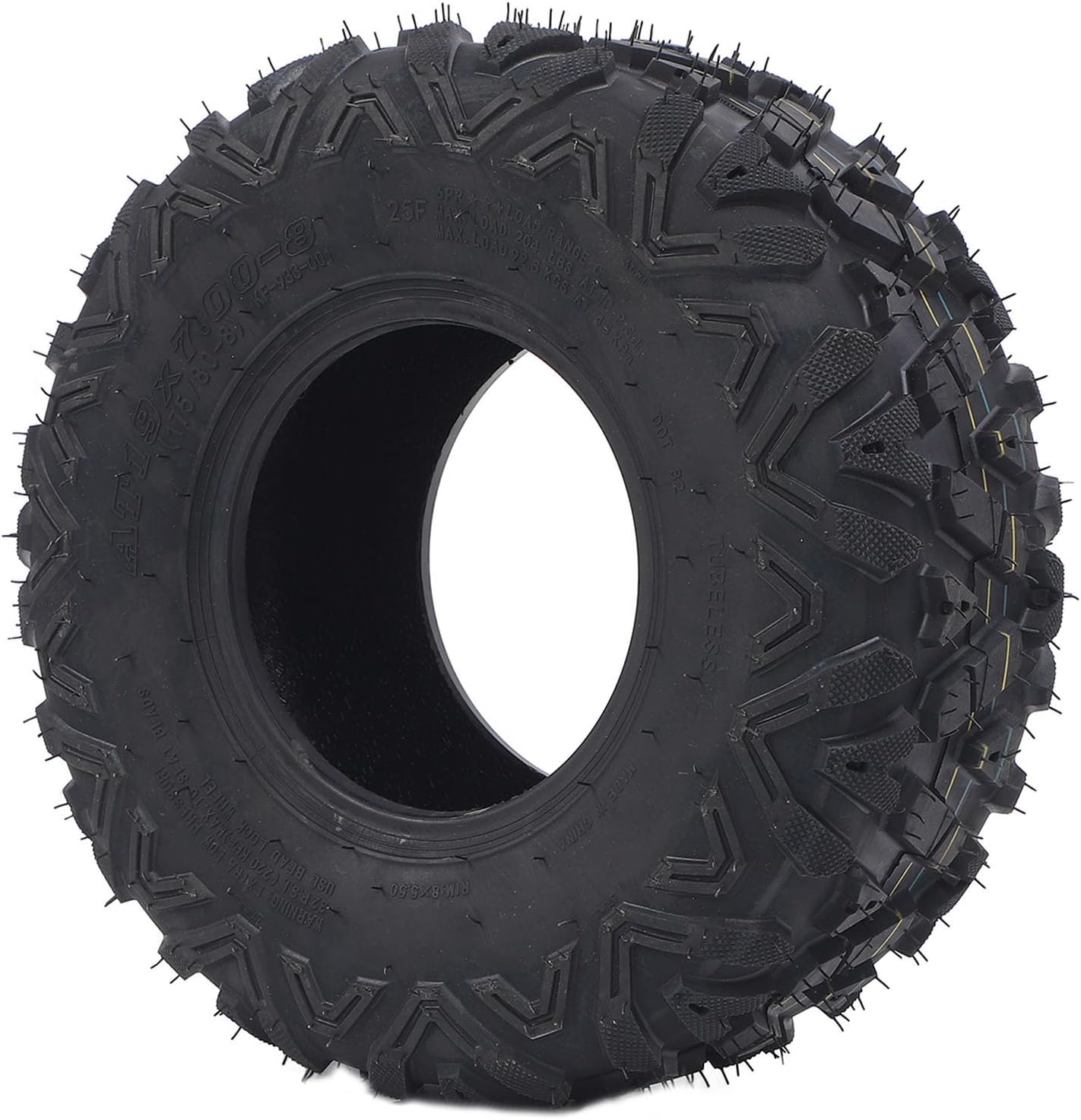 19x7-8 ATV Tire, 6 Ply Rubber ATV Tyre 19x7x8 19x7.00-8 Tires Replacement for BT200X, CT200U, CT200U - EX Mini Bikes