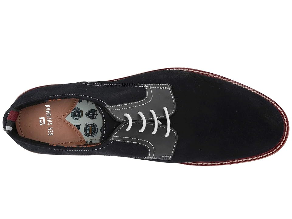 

Ben Sherman Brent Plain Toe (Navy Suede) Men's Shoes, Blue