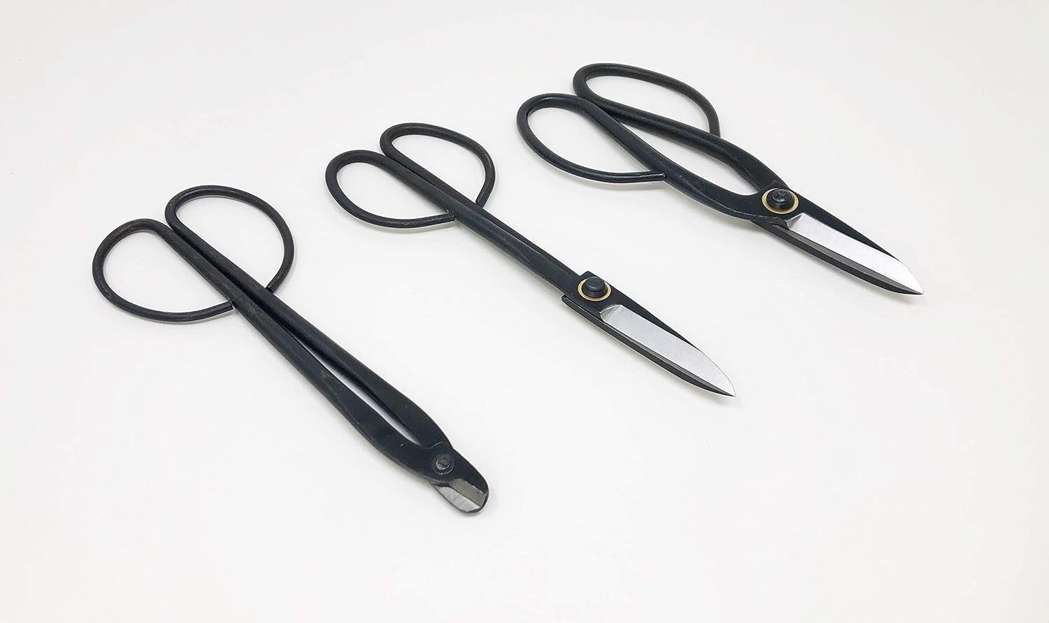 Unitt Bonsai Tools/House Plant Shears 3Tool Pack Wire Cutter/Basic Shears/Ashinaga Shears